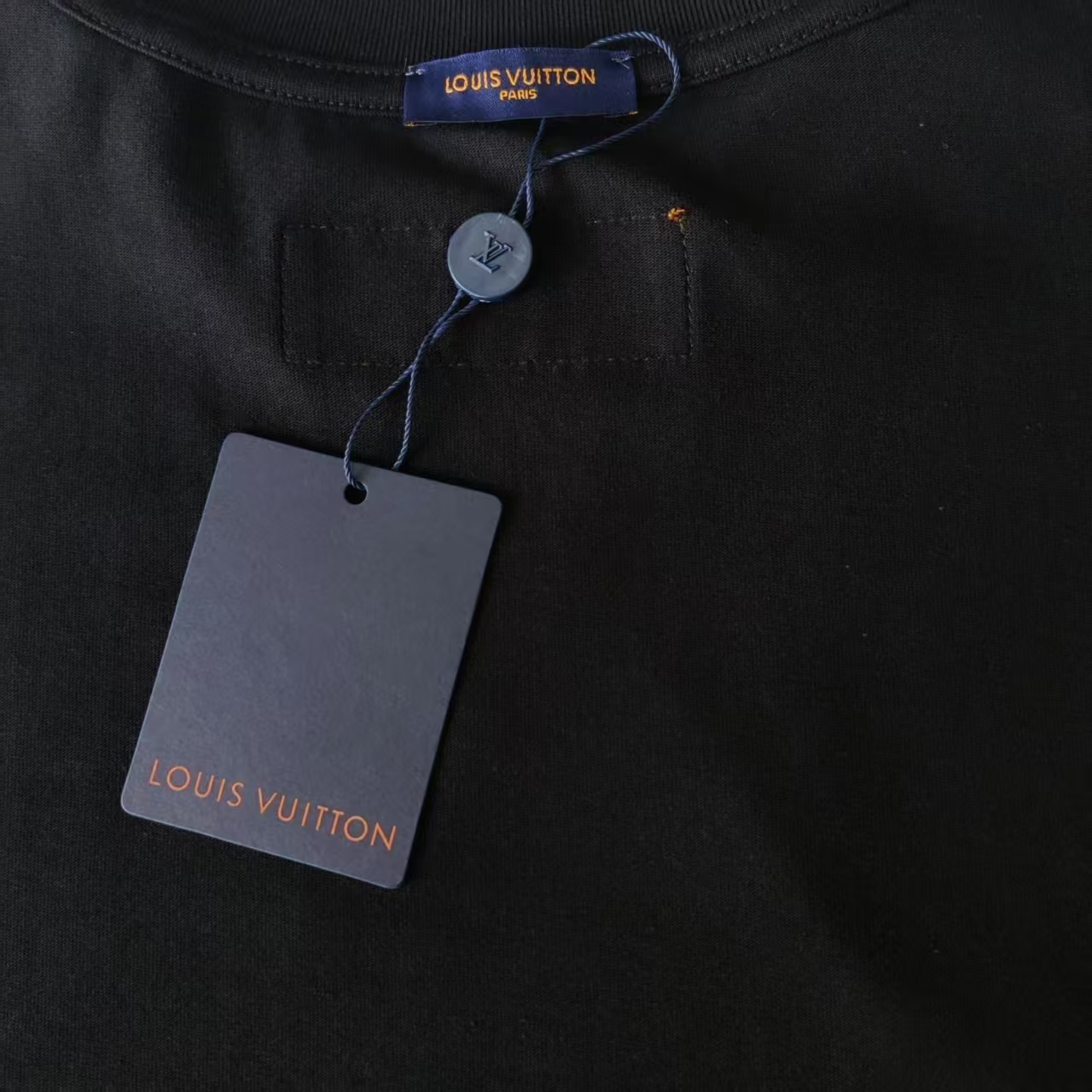 LouisVuitto/路易威登 小狗logo印花短袖T恤 黑色 白色