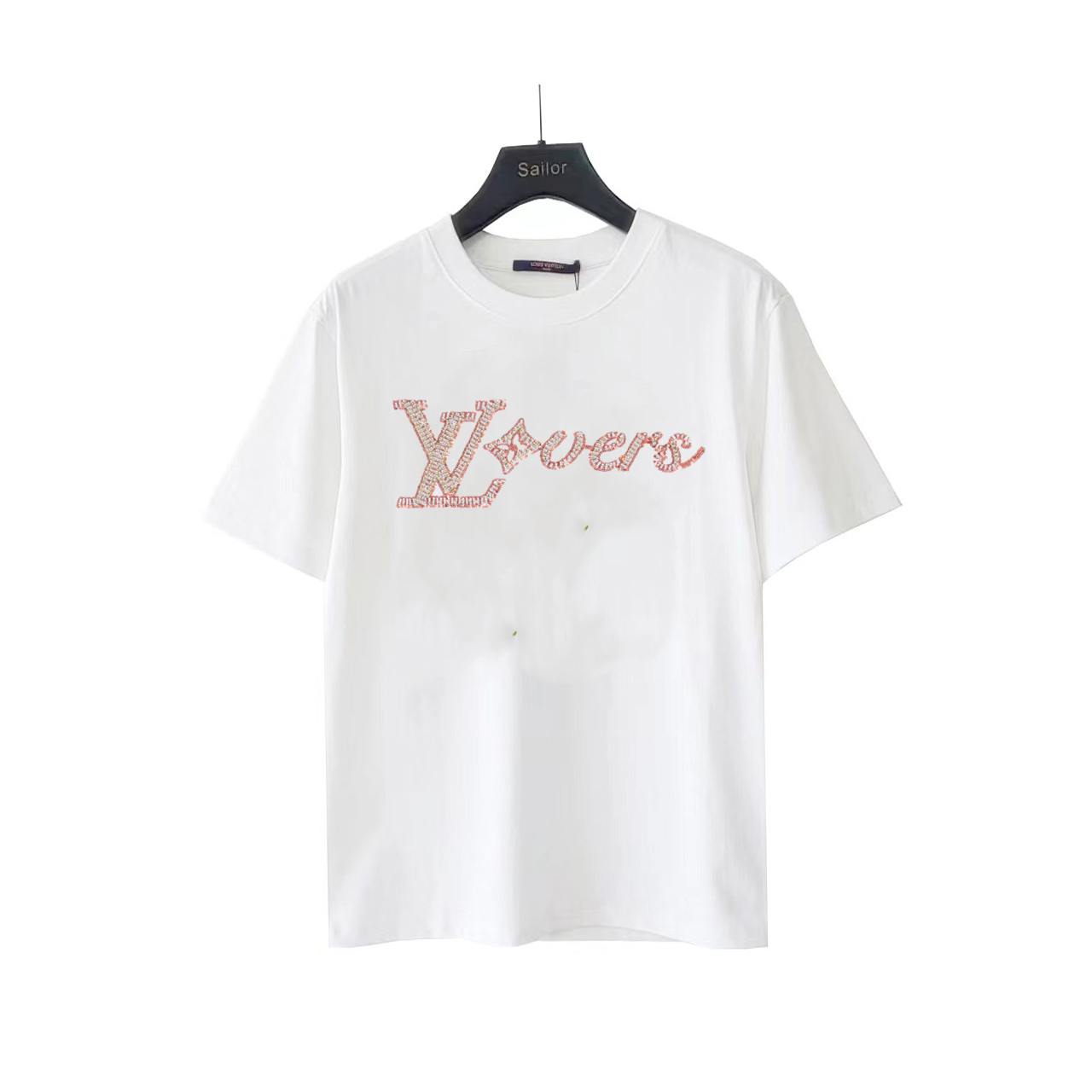 LOUIS VUITTON/路易威登 重工珠片绣短袖T恤