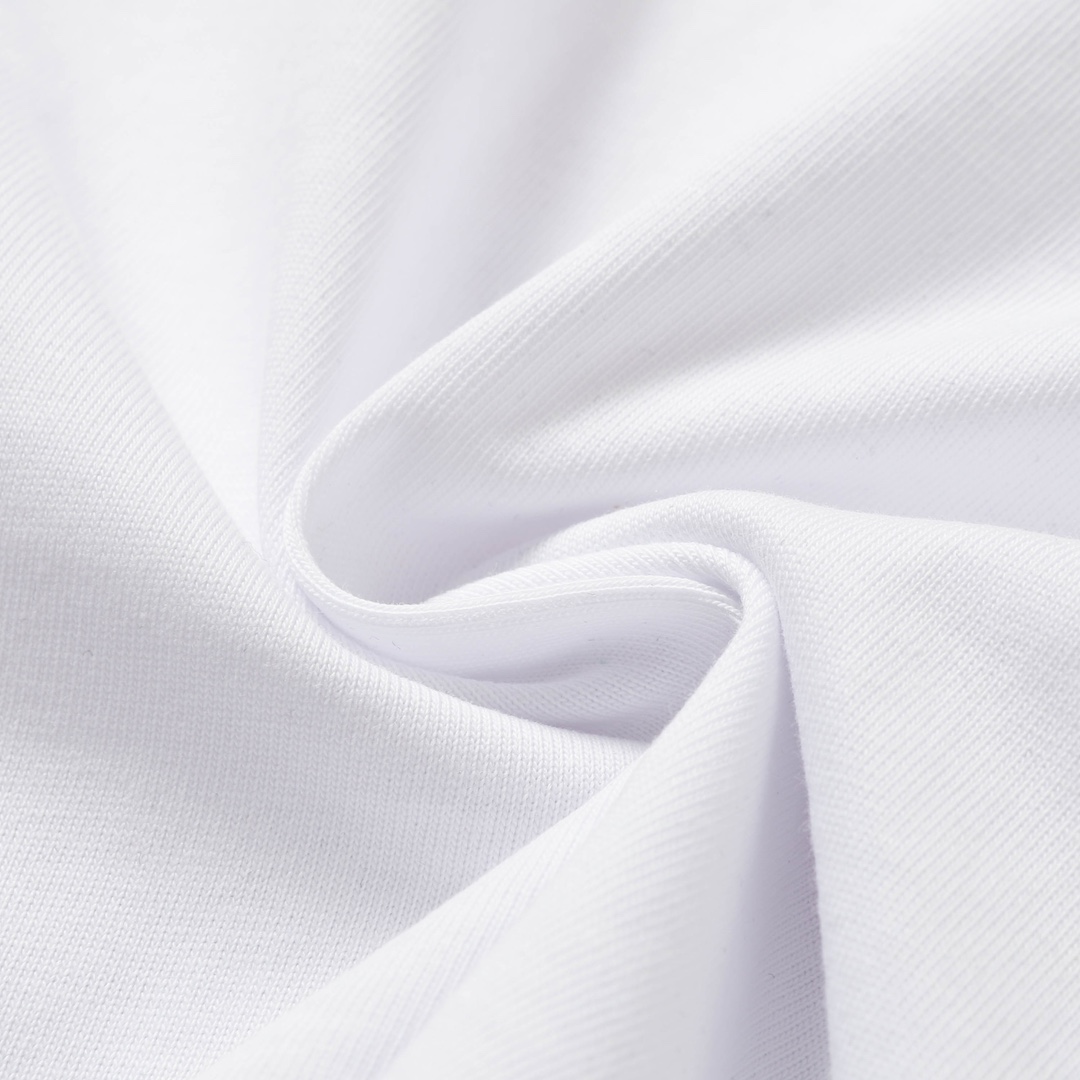 BALSENCIAGA巴黎世家彩色渐变小方格绣花短袖 白色 黑色