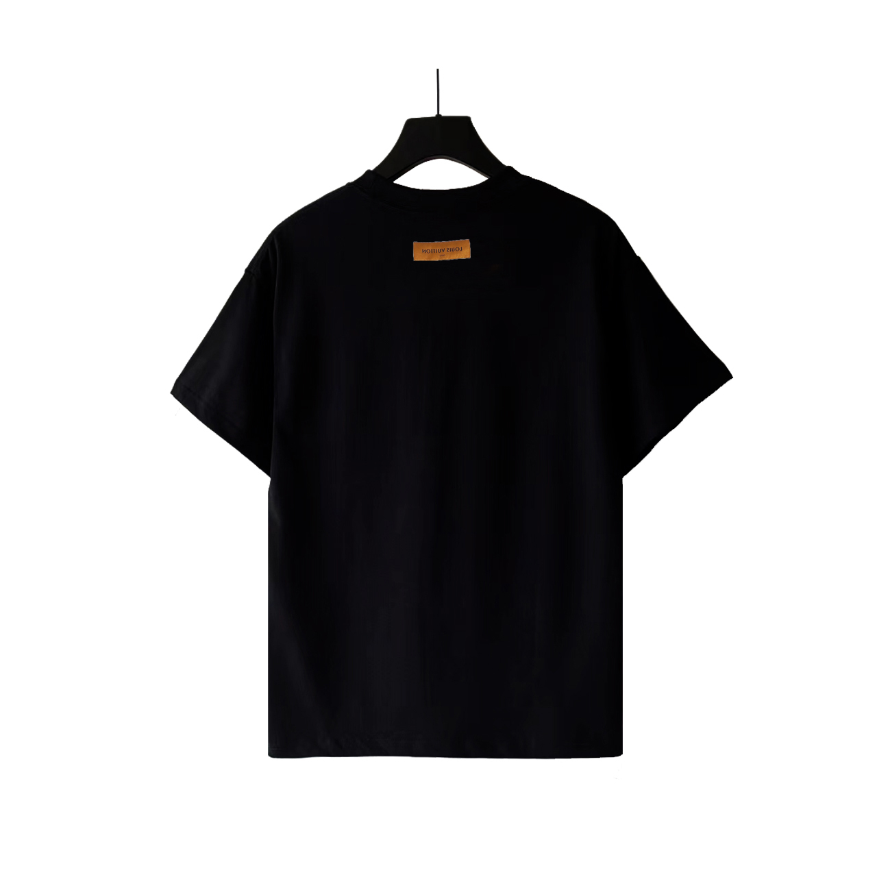 LOUIS VUITTON/路易威登刺绣灰黑字母短袖