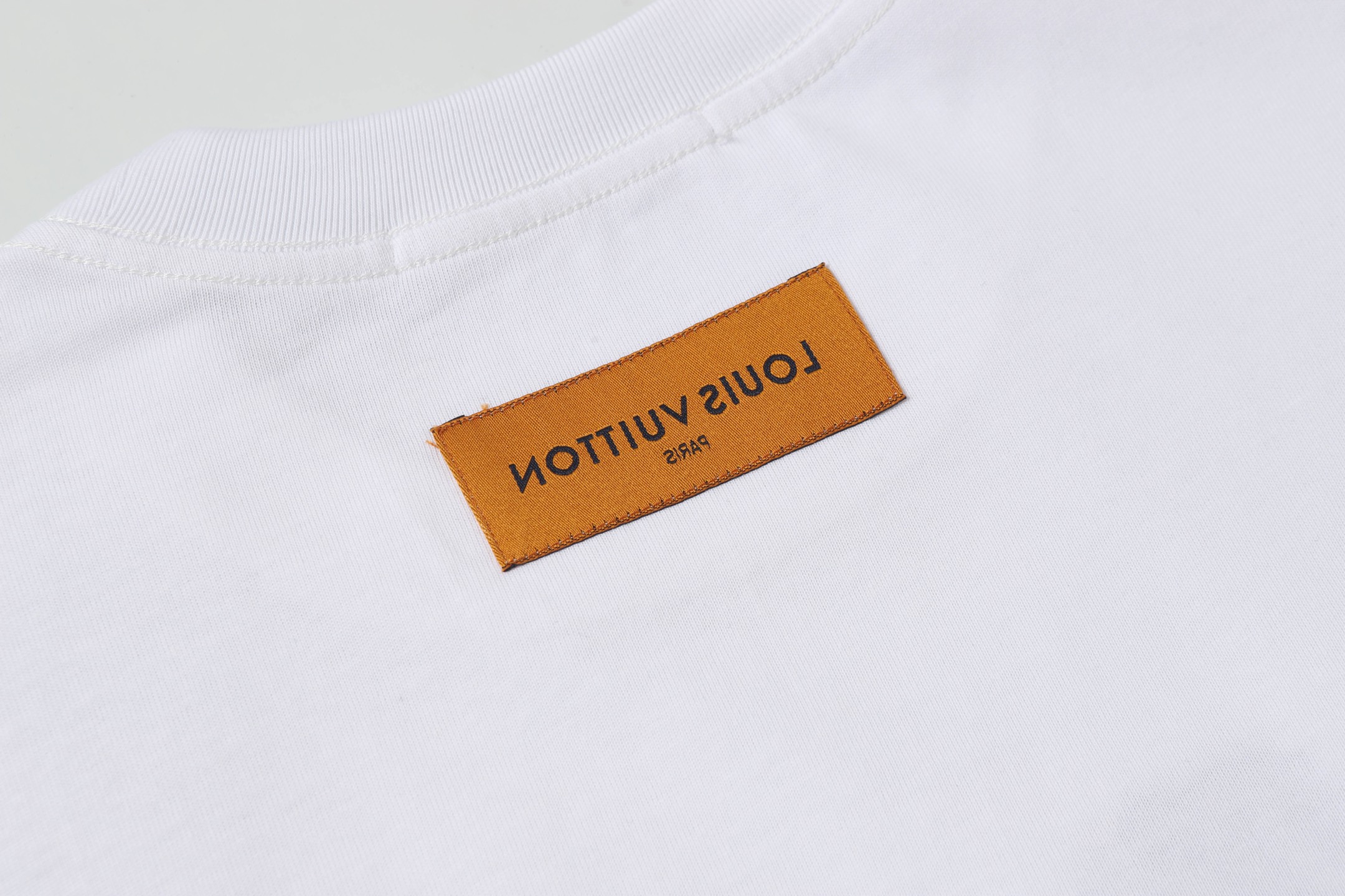 Louis Vuitton/路易威登 重影Logo字母刺绣短袖T恤