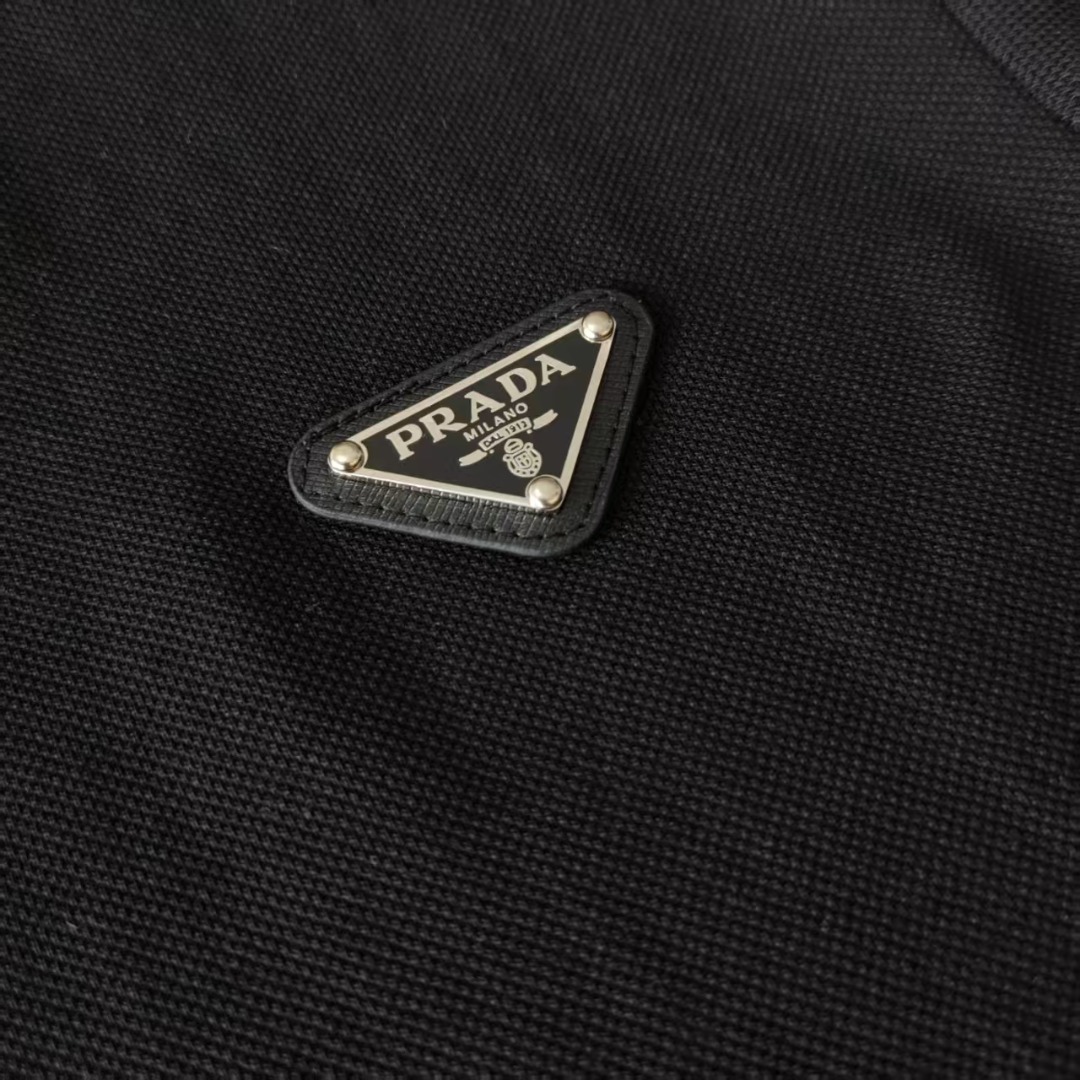 PRADA/ 普拉达 经典三角标Polo衫短袖