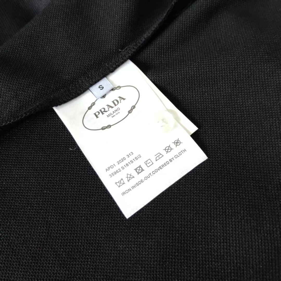 PRADA/ 普拉达 经典三角标Polo衫短袖