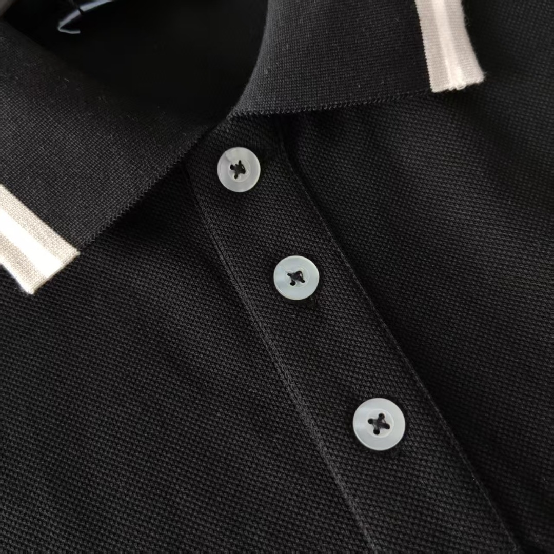 PRADA/ 普拉达 经典三角标Polo衫短袖
