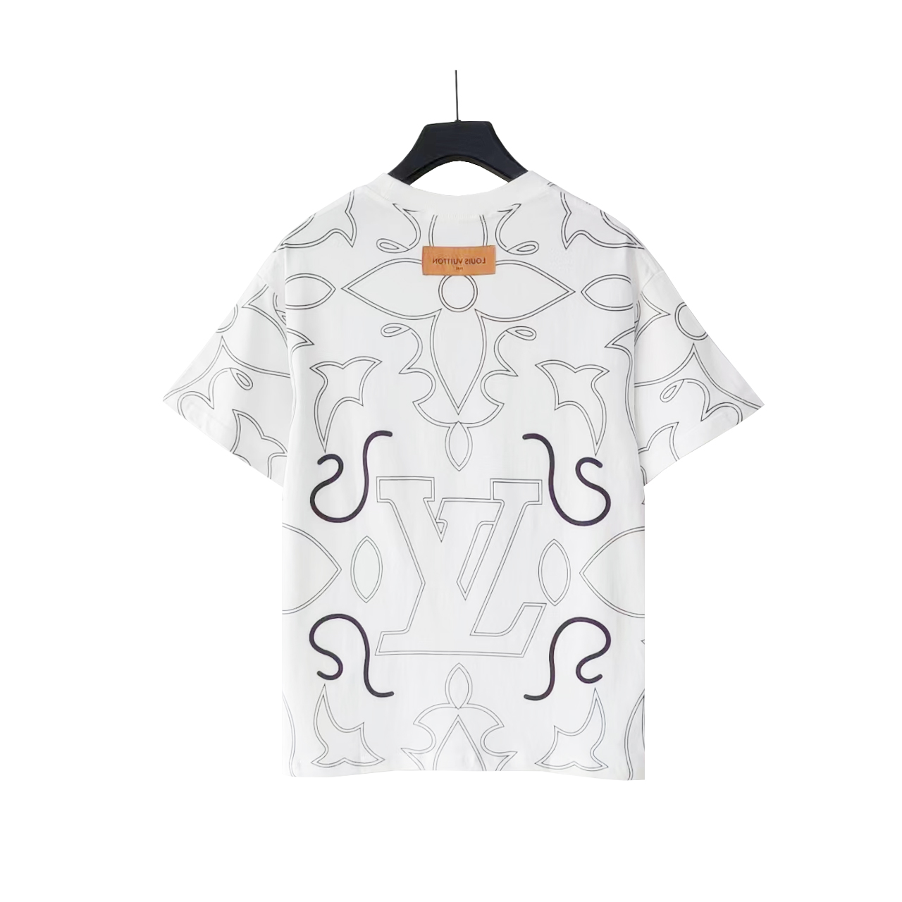Louis vuitton/路易威登 靴线字母logo印花短袖T桖