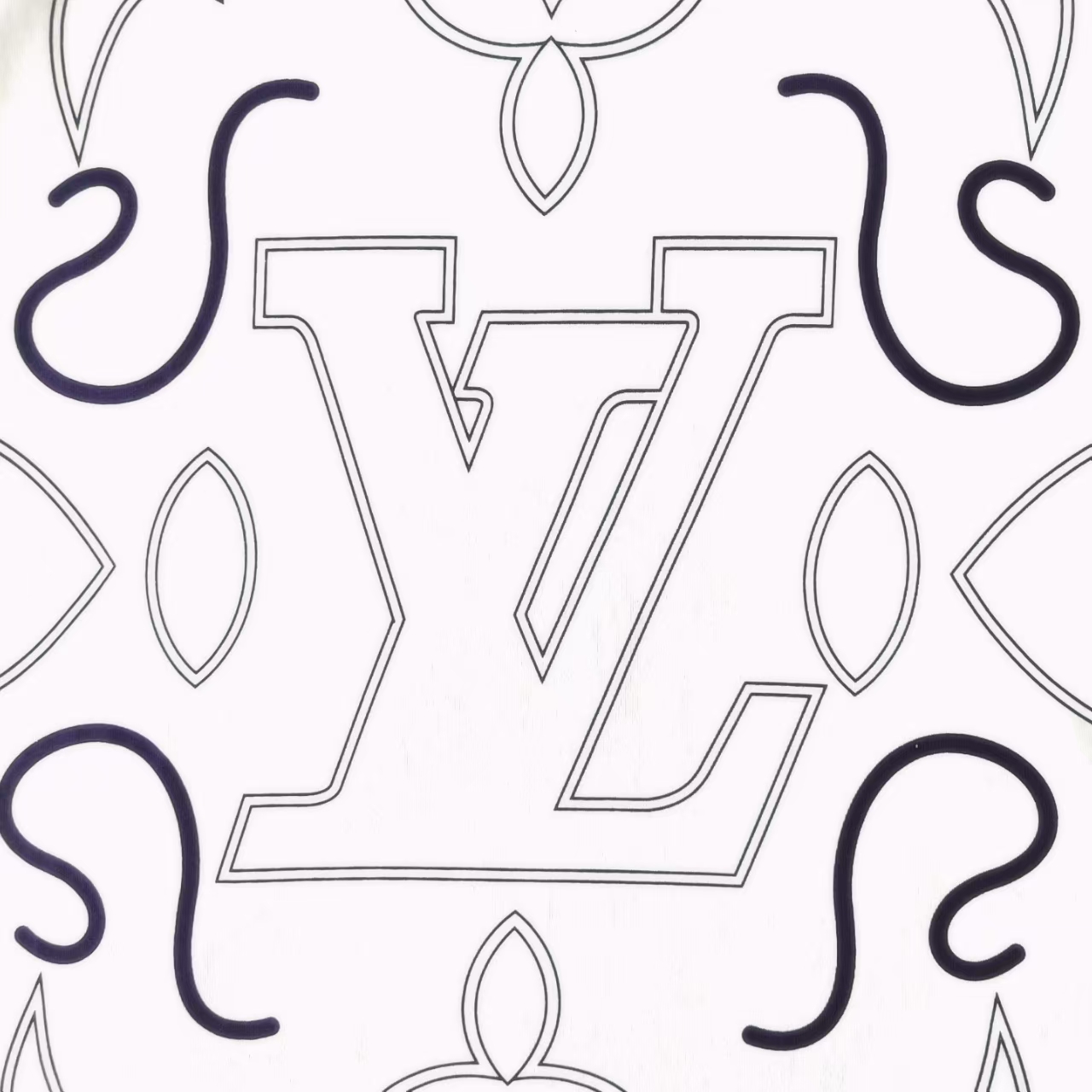 Louis vuitton/路易威登 靴线字母logo印花短袖T桖