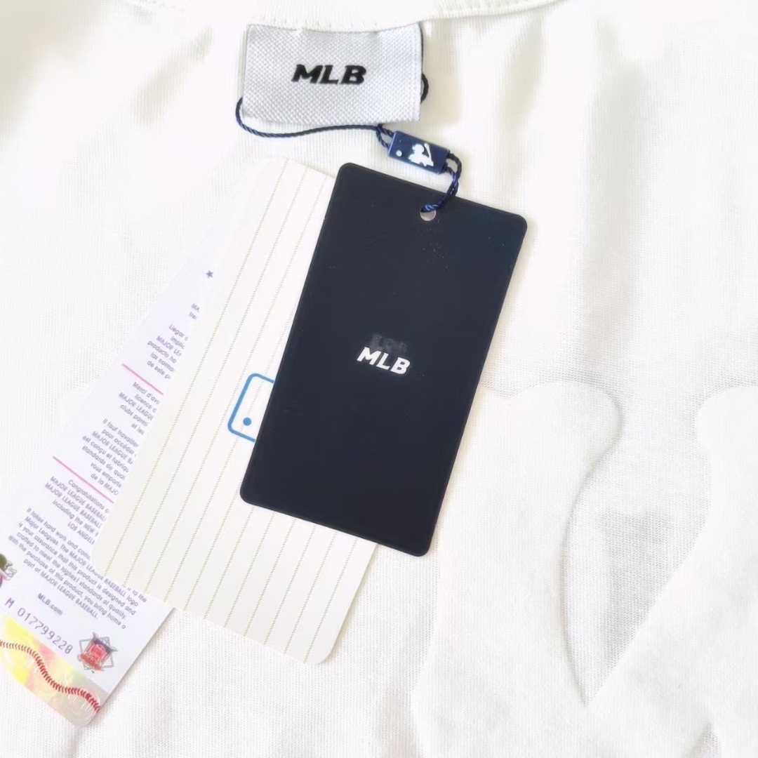 mlb/洋基队 前后字母印花logo短袖T桖
