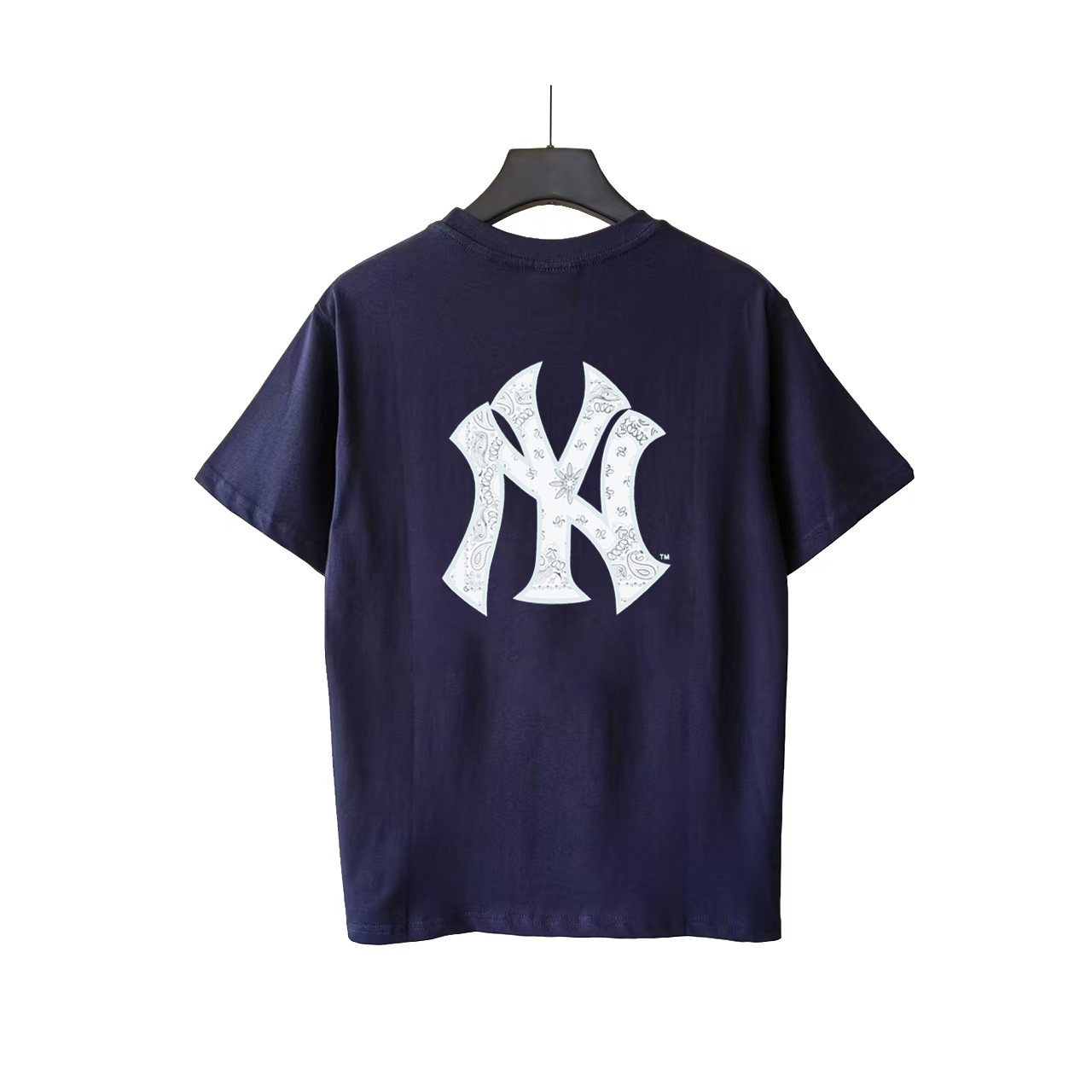 New Era × MLB联名 三色印花短袖T恤 黑色 白色 藏青色-Chinese UA Cheap High Quatity Brand Clothes Bags handbags Sneakers wholesale wholesaler seller from China Factory suppliers Fashion Clothing Shoes best Quality Beautiful Price New Era × MLB联名 三色印花短袖T恤 黑色 白色 藏青色