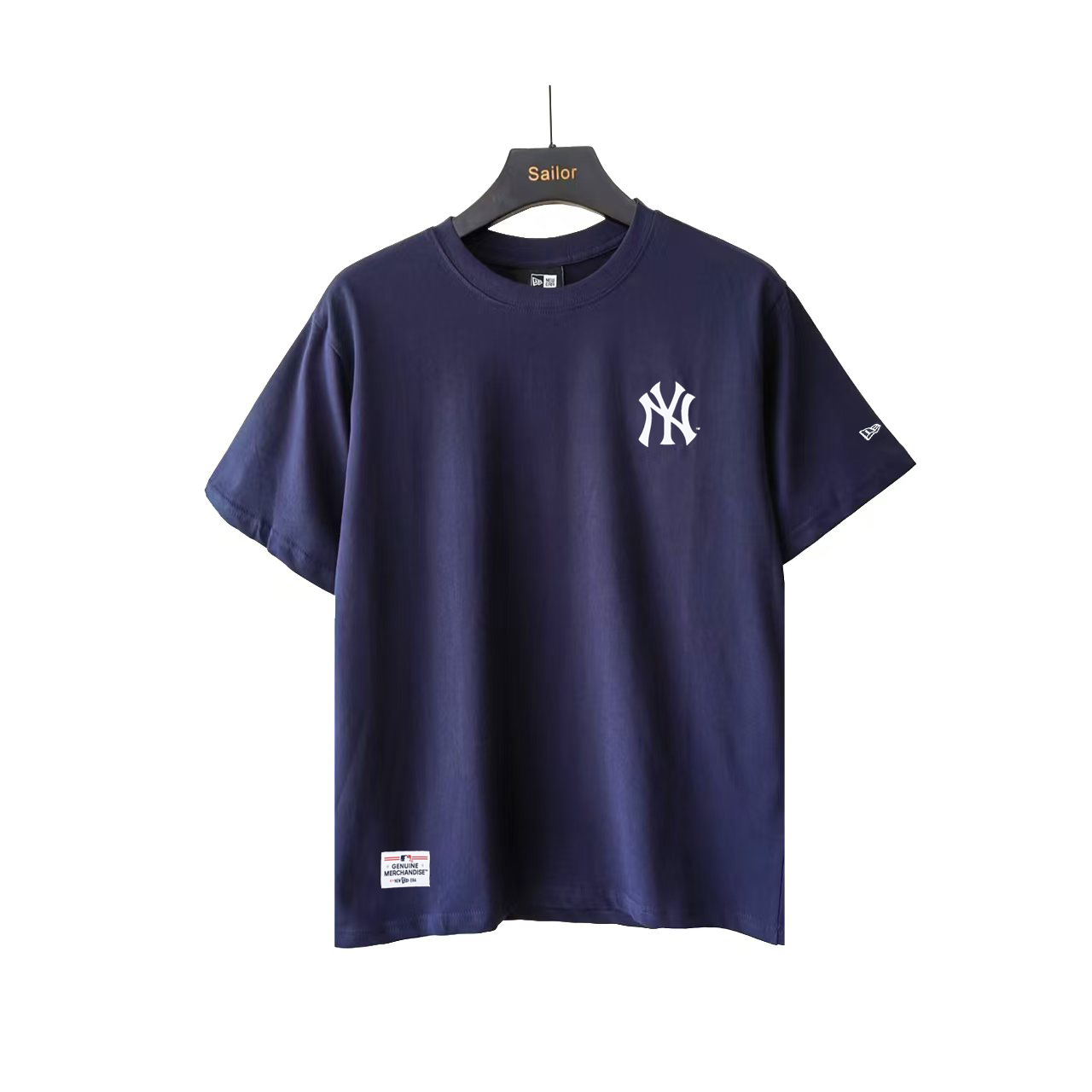 New Era × MLB联名 三色印花短袖T恤 黑色 白色 藏青色-Chinese UA Cheap High Quatity Brand Clothes Bags handbags Sneakers wholesale wholesaler seller from China Factory suppliers Fashion Clothing Shoes best Quality Beautiful Price New Era × MLB联名 三色印花短袖T恤 黑色 白色 藏青色