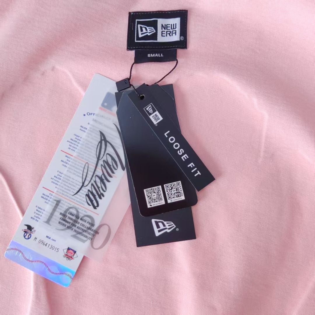 MLB 联名款 棕榈树落日浮雕短袖T桖奶油杏 粉色 蓝色