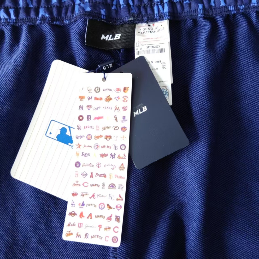 MLB 绣制小标满印字母短裤