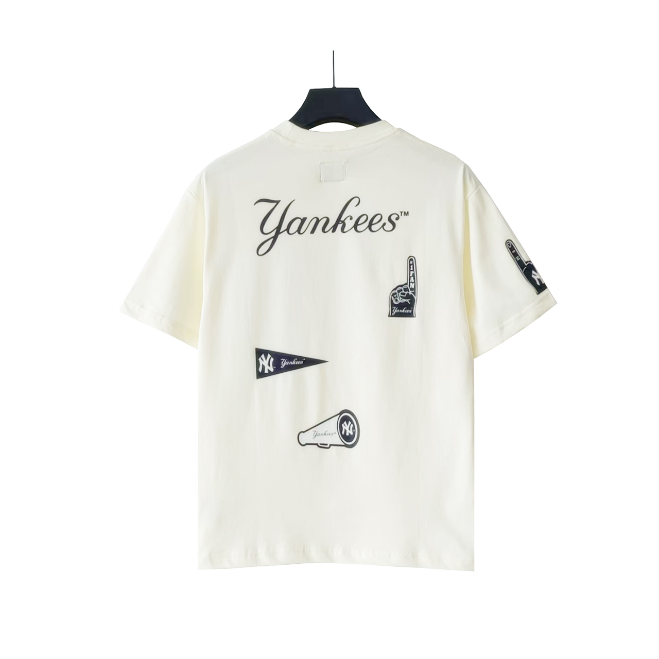 New Era × MLB联名 胜利密码字母印花短袖T恤-Chinese UA Cheap High Quatity Brand Clothes Bags handbags Sneakers wholesale wholesaler seller from China Factory suppliers Fashion Clothing Shoes best Quality Beautiful Price New Era × MLB联名 胜利密码字母印花短袖T恤