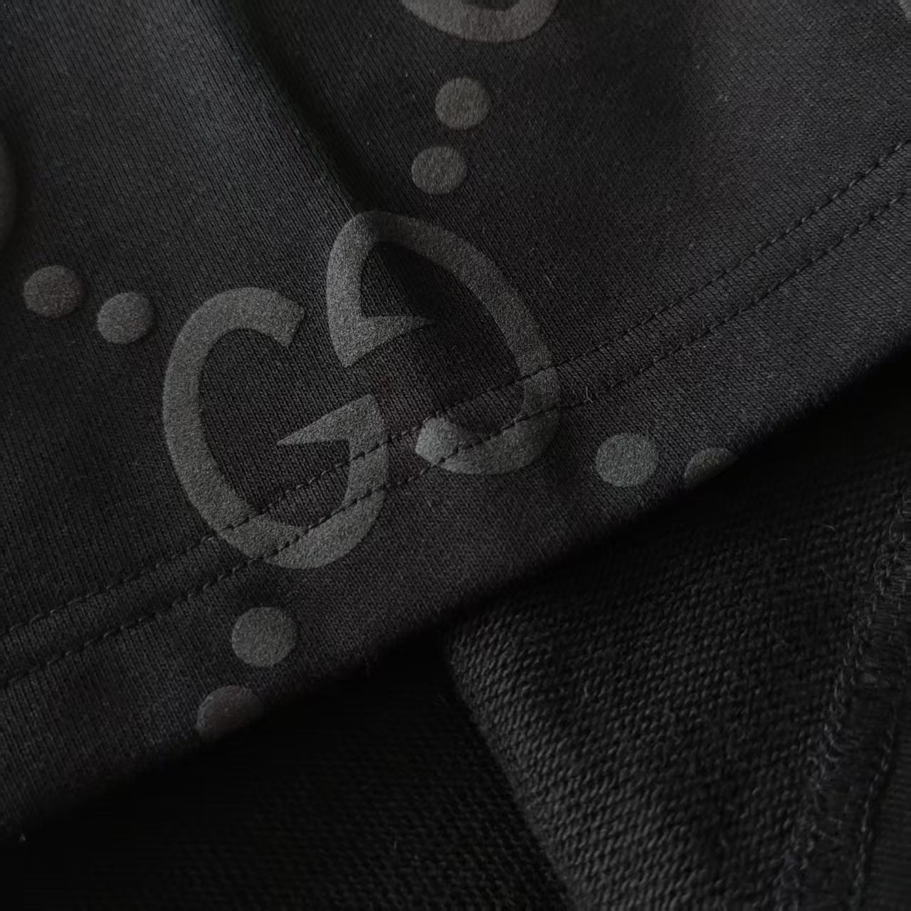 Gucci/古驰 满印双G字母印花短裤 五分裤 绿色 黑色-Chinese UA Cheap High Quatity Brand Clothes Bags handbags Sneakers wholesale wholesaler seller from China Factory suppliers Fashion Clothing Shoes best Quality Beautiful Price Gucci/古驰 满印双G字母印花短裤 五分裤 绿色 黑色