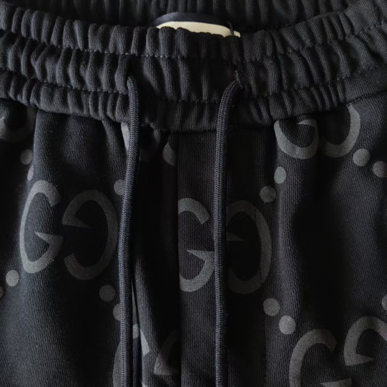 Gucci/古驰 满印双G字母印花短裤 五分裤 绿色 黑色-Chinese UA Cheap High Quatity Brand Clothes Bags handbags Sneakers wholesale wholesaler seller from China Factory suppliers Fashion Clothing Shoes best Quality Beautiful Price Gucci/古驰 满印双G字母印花短裤 五分裤 绿色 黑色