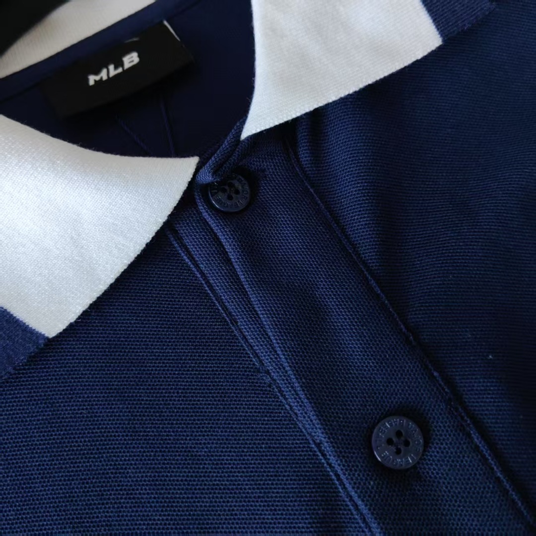 MLB 经典刺绣小标Polo衫短袖白色 藏青-Chinese UA Cheap High Quatity Brand Clothes Bags handbags Sneakers wholesale wholesaler seller from China Factory suppliers Fashion Clothing Shoes best Quality Beautiful Price MLB 经典刺绣小标Polo衫短袖白色 藏青