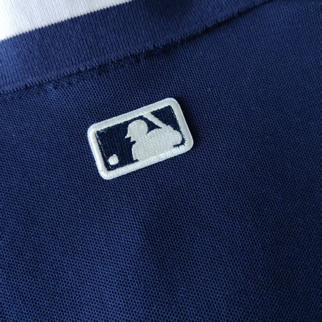 MLB 经典刺绣小标Polo衫短袖白色 藏青-Chinese UA Cheap High Quatity Brand Clothes Bags handbags Sneakers wholesale wholesaler seller from China Factory suppliers Fashion Clothing Shoes best Quality Beautiful Price MLB 经典刺绣小标Polo衫短袖白色 藏青