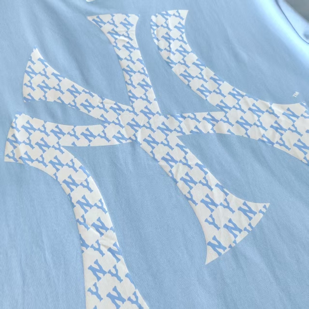 MLB 前后印花logo字母T恤 浅蓝清爽如夏日微风 藏青 米白 天蓝-Chinese UA Cheap High Quatity Brand Clothes Bags handbags Sneakers wholesale wholesaler seller from China Factory suppliers Fashion Clothing Shoes best Quality Beautiful Price MLB 前后印花logo字母T恤 浅蓝清爽如夏日微风 藏青 米白 天蓝