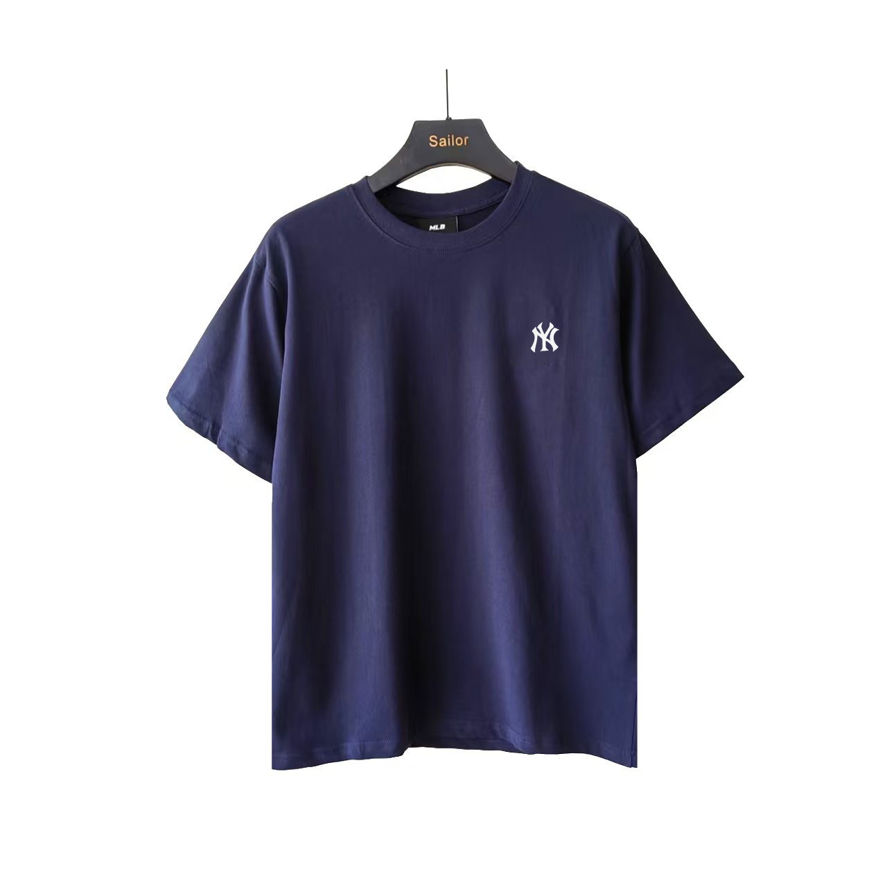 MLB 后背腰果花NY字母大印花T恤 搭配精致腰果花边框 白色 黑色 藏青 天蓝-Chinese UA Cheap High Quatity Brand Clothes Bags handbags Sneakers wholesale wholesaler seller from China Factory suppliers Fashion Clothing Shoes best Quality Beautiful Price MLB 后背腰果花NY字母大印花T恤 搭配精致腰果花边框 白色 黑色 藏青 天蓝