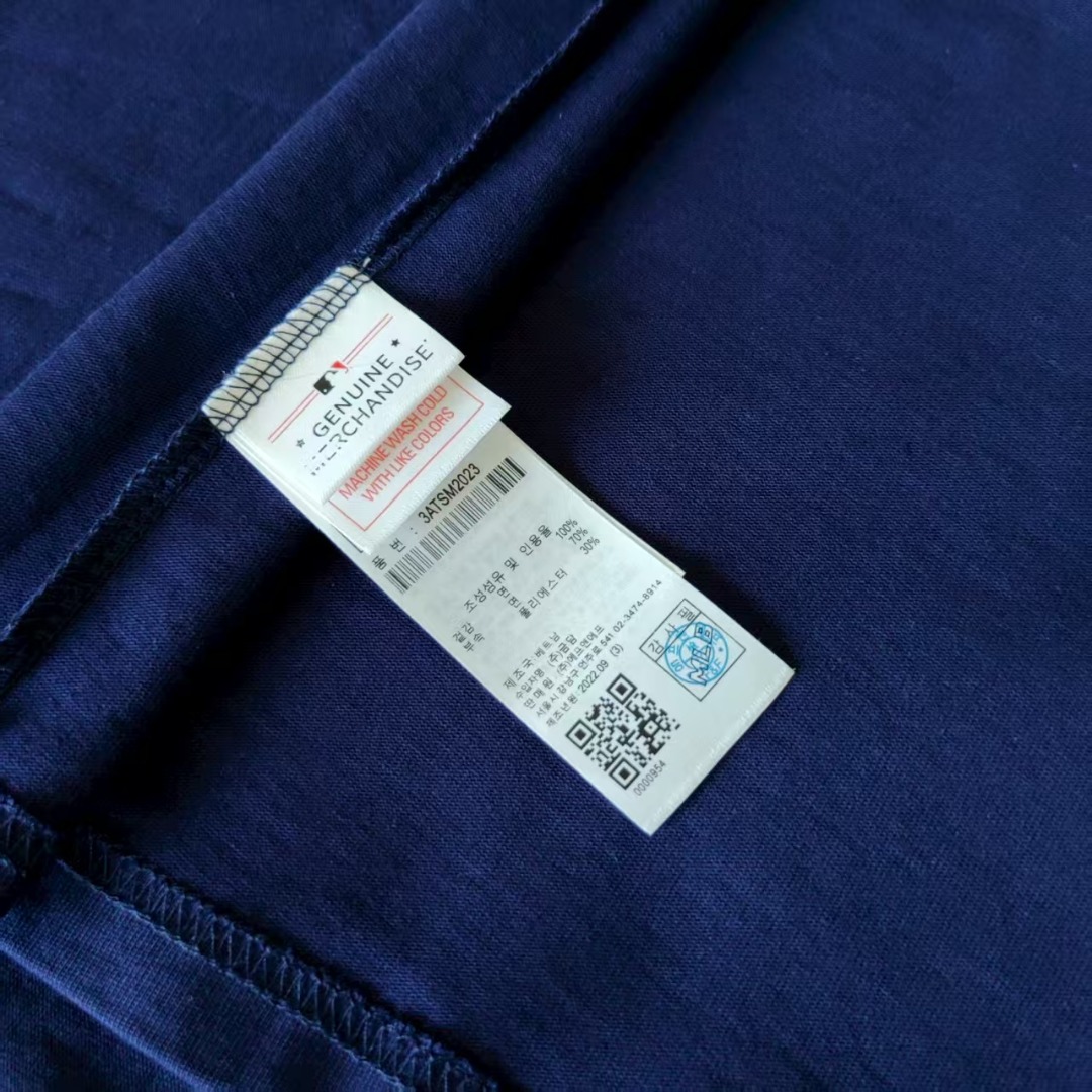 MLB 后背腰果花NY字母大印花T恤 搭配精致腰果花边框 白色 黑色 藏青 天蓝-Chinese UA Cheap High Quatity Brand Clothes Bags handbags Sneakers wholesale wholesaler seller from China Factory suppliers Fashion Clothing Shoes best Quality Beautiful Price MLB 后背腰果花NY字母大印花T恤 搭配精致腰果花边框 白色 黑色 藏青 天蓝