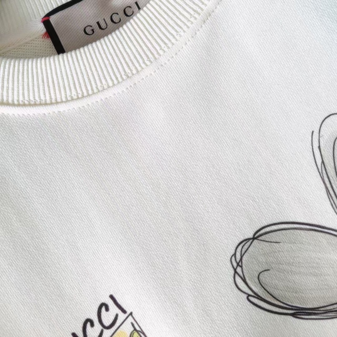 Gucci/古驰 春暖花开圆领卫衣 Gucci新品秋冬系列高克重卫衣