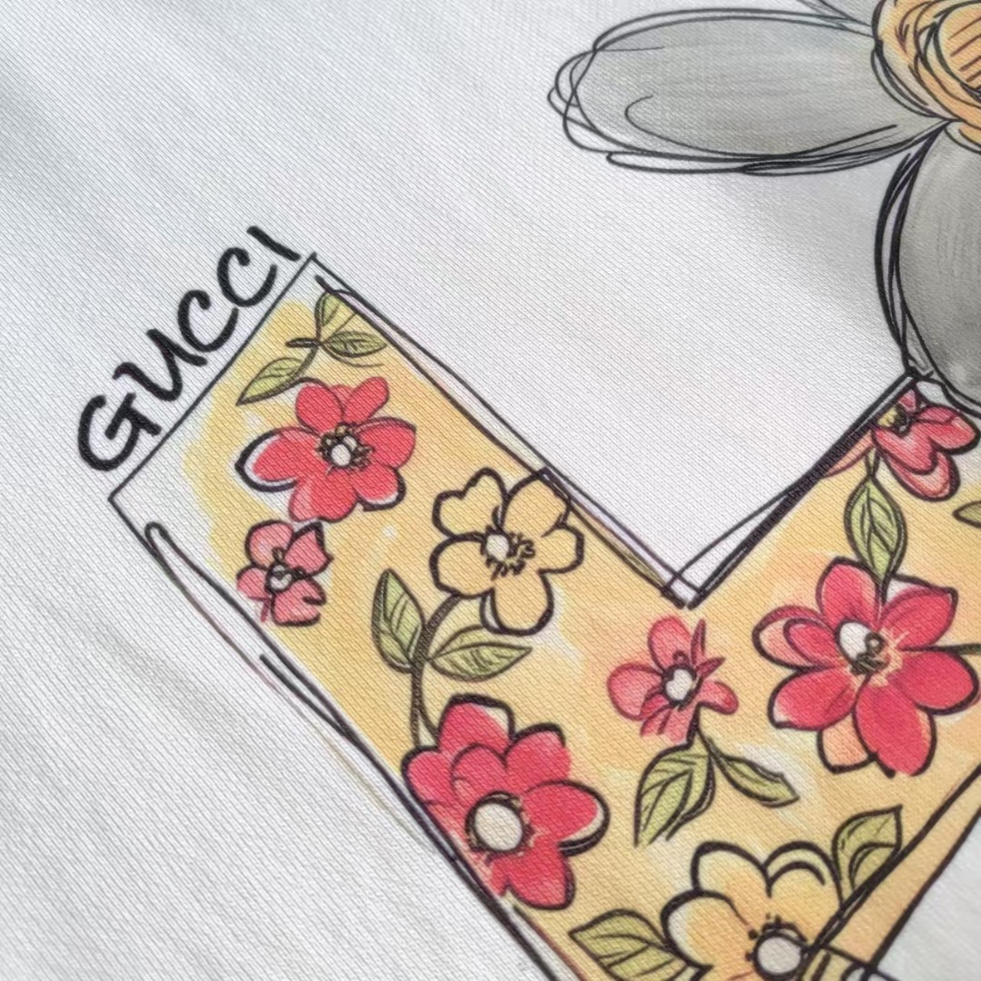Gucci/古驰 春暖花开圆领卫衣 Gucci新品秋冬系列高克重卫衣
