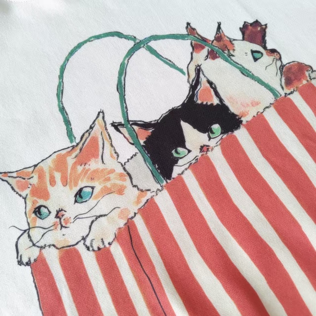 Gucci/古驰 卡通趣味纸袋里的猫猫圆领卫衣-High Quatity Cheap Brand wholesale wholesaler seller Clothes Bags handbags Sneakers Top Fashion Clothing Shoes from China Factory Chinese suppliers best Quality Beautiful Price Gucci/古驰 卡通趣味纸袋里的猫猫圆领卫衣