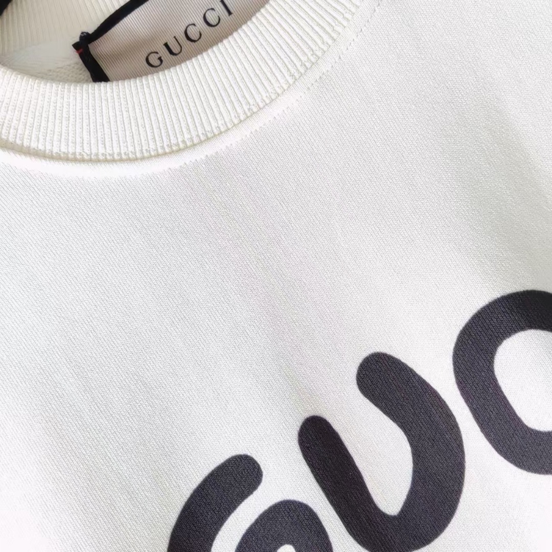 Gucci/古驰 卡通趣味幸福的猫圆领卫衣-High Quatity Cheap Brand wholesale wholesaler seller Clothes Bags handbags Sneakers Top Fashion Clothing Shoes from China Factory Chinese suppliers best Quality Beautiful Price Gucci/古驰 卡通趣味幸福的猫圆领卫衣