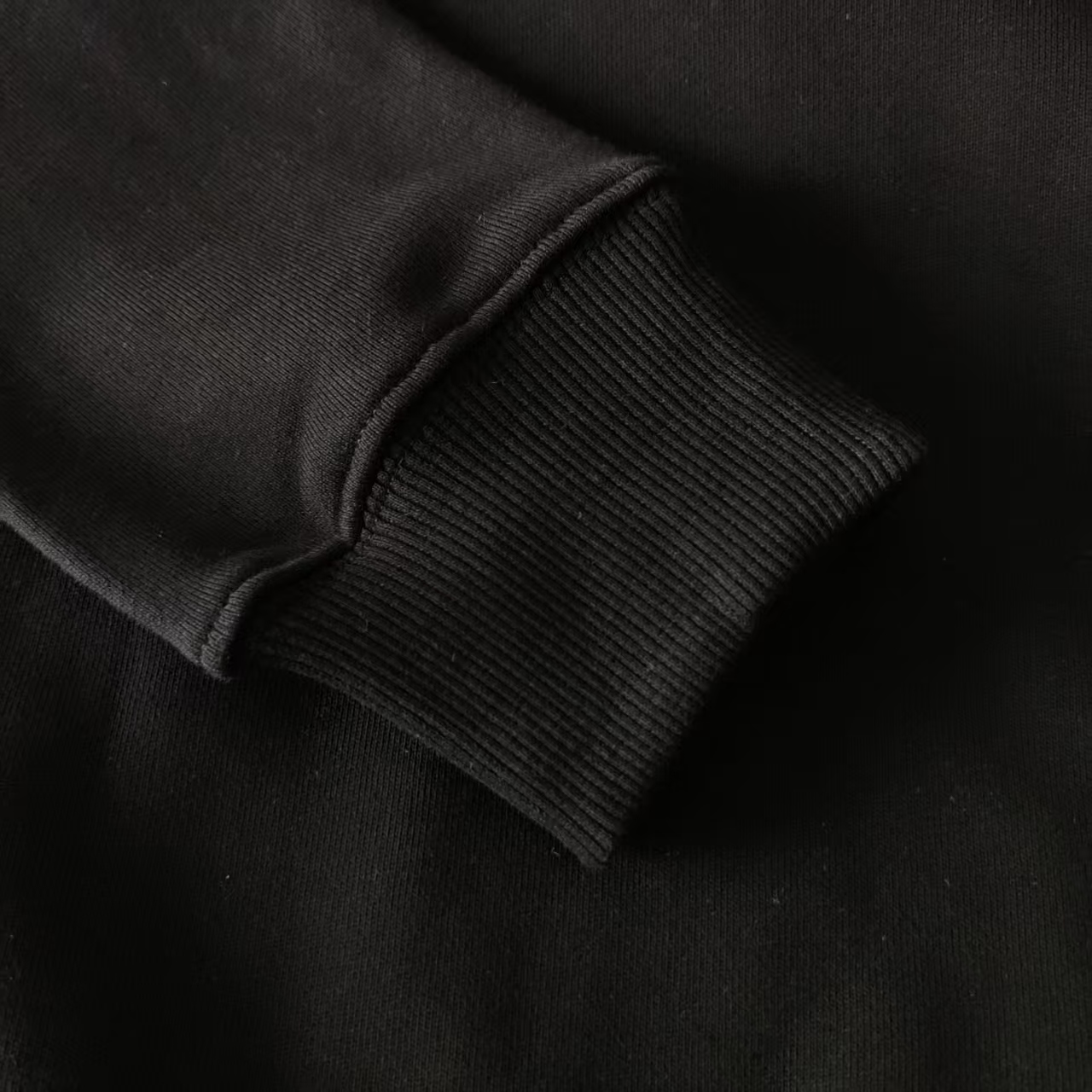 Gucci /古驰 刺绣logo连帽卫衣 黑色