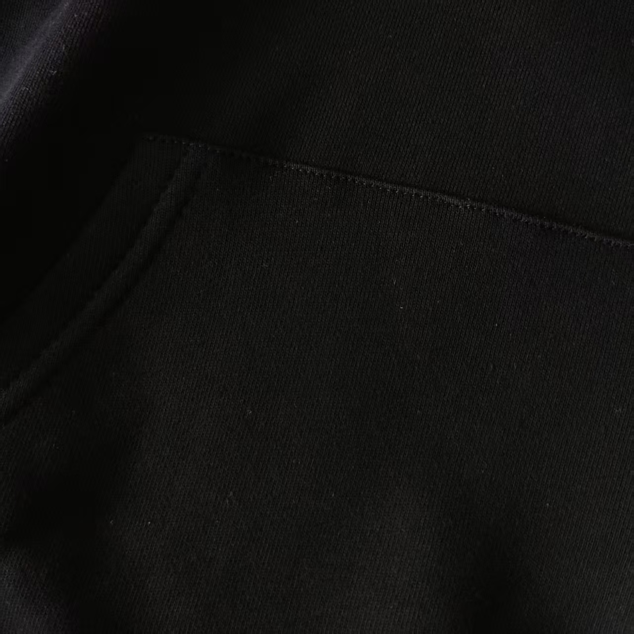 Gucci /古驰 刺绣logo连帽卫衣 黑色