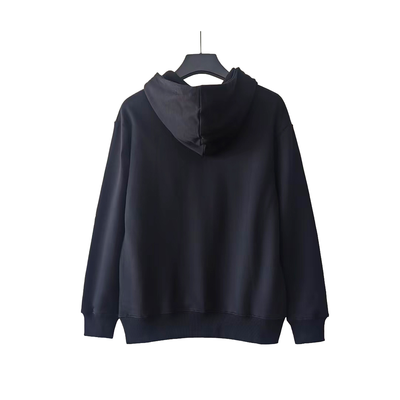 Gucci /古驰 刺绣logo连帽卫衣 黑色