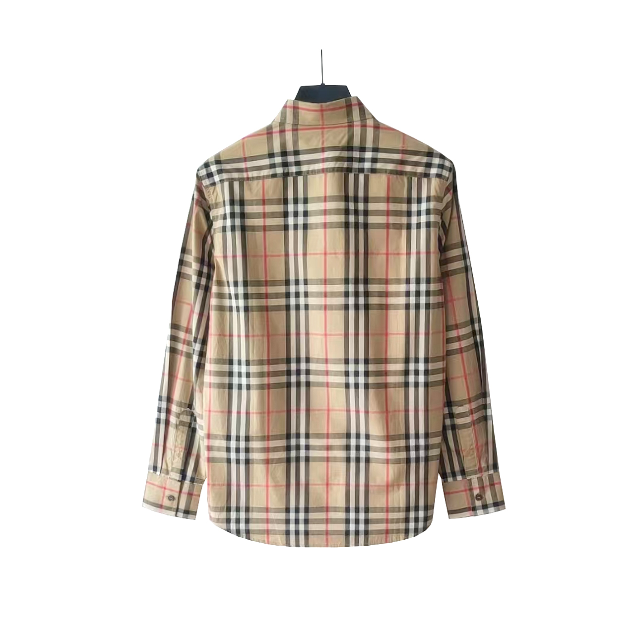 BURBERRY/巴宝莉 经典红线款长袖衬衫 B家色织条纹面料