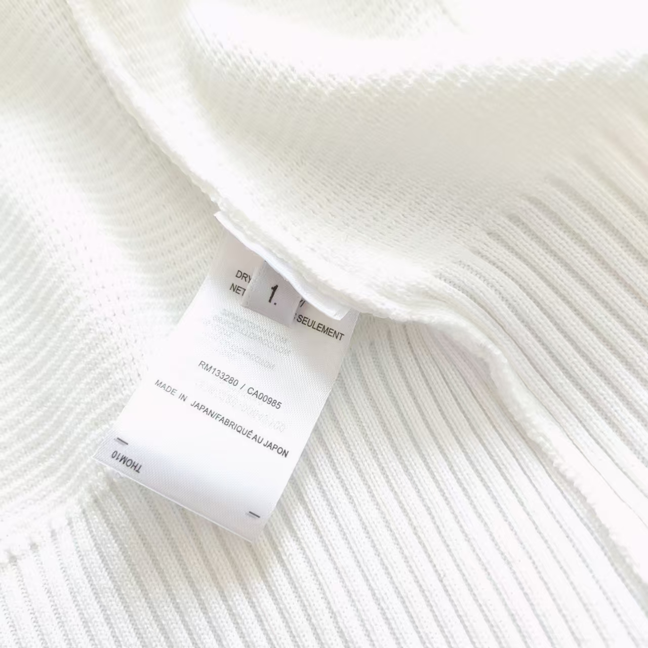 THOM BROWNE 汤姆布朗 .TB条纹四道杠拉链毛衣开衫