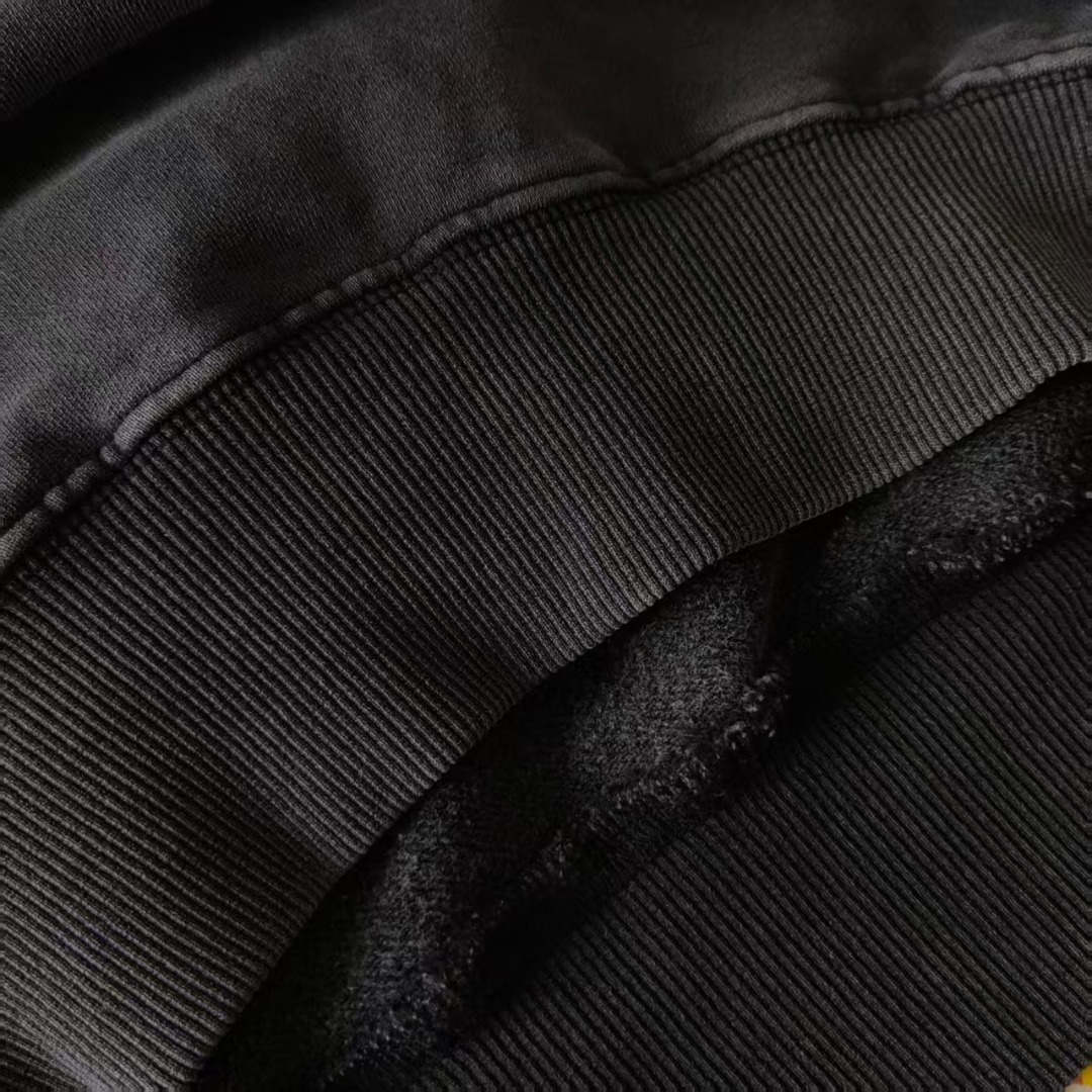 Gucci/古驰 刺绣logo重水洗做旧卫衣