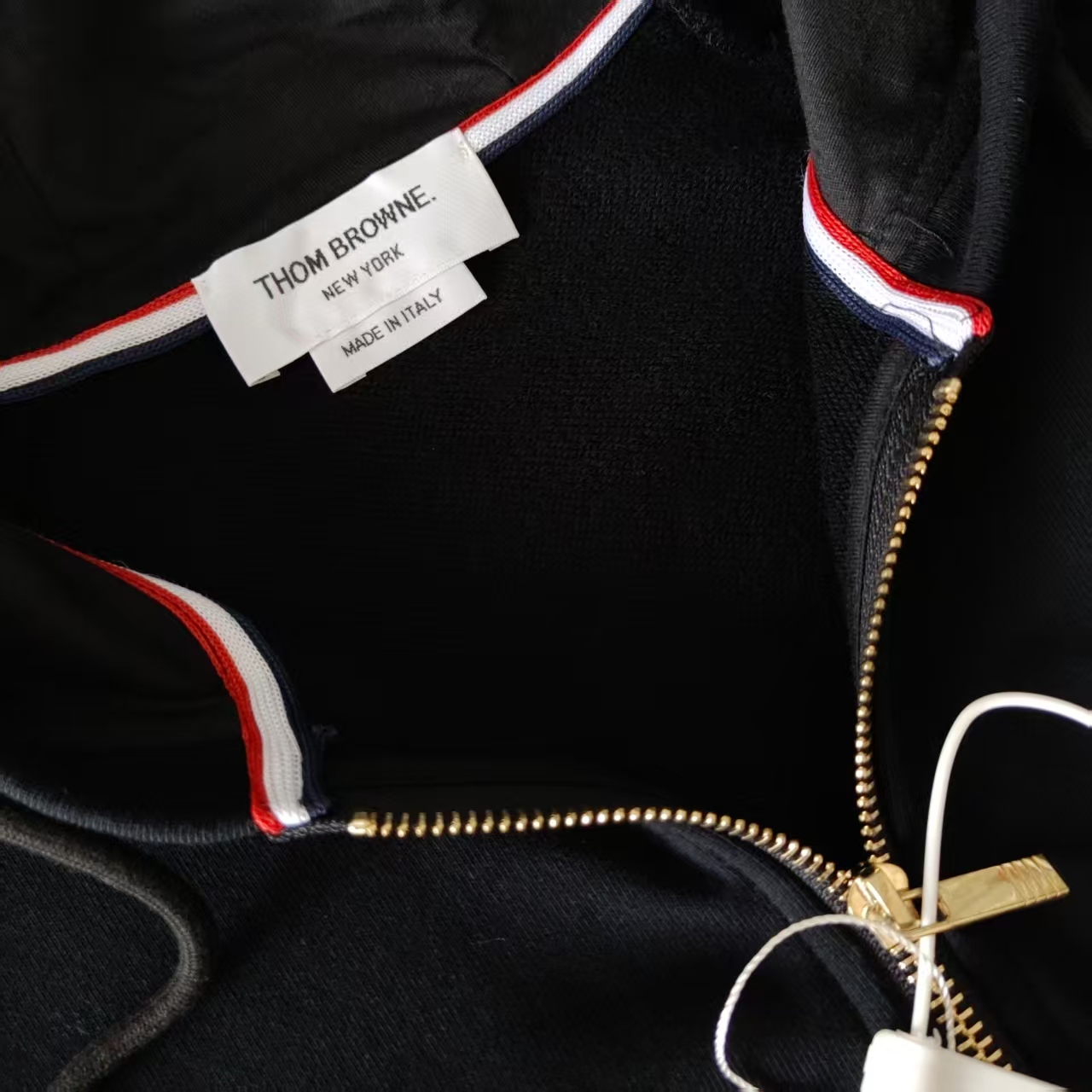 Thom Browne/汤姆布朗 四杠拉链外套 TB白四杠拉链外套