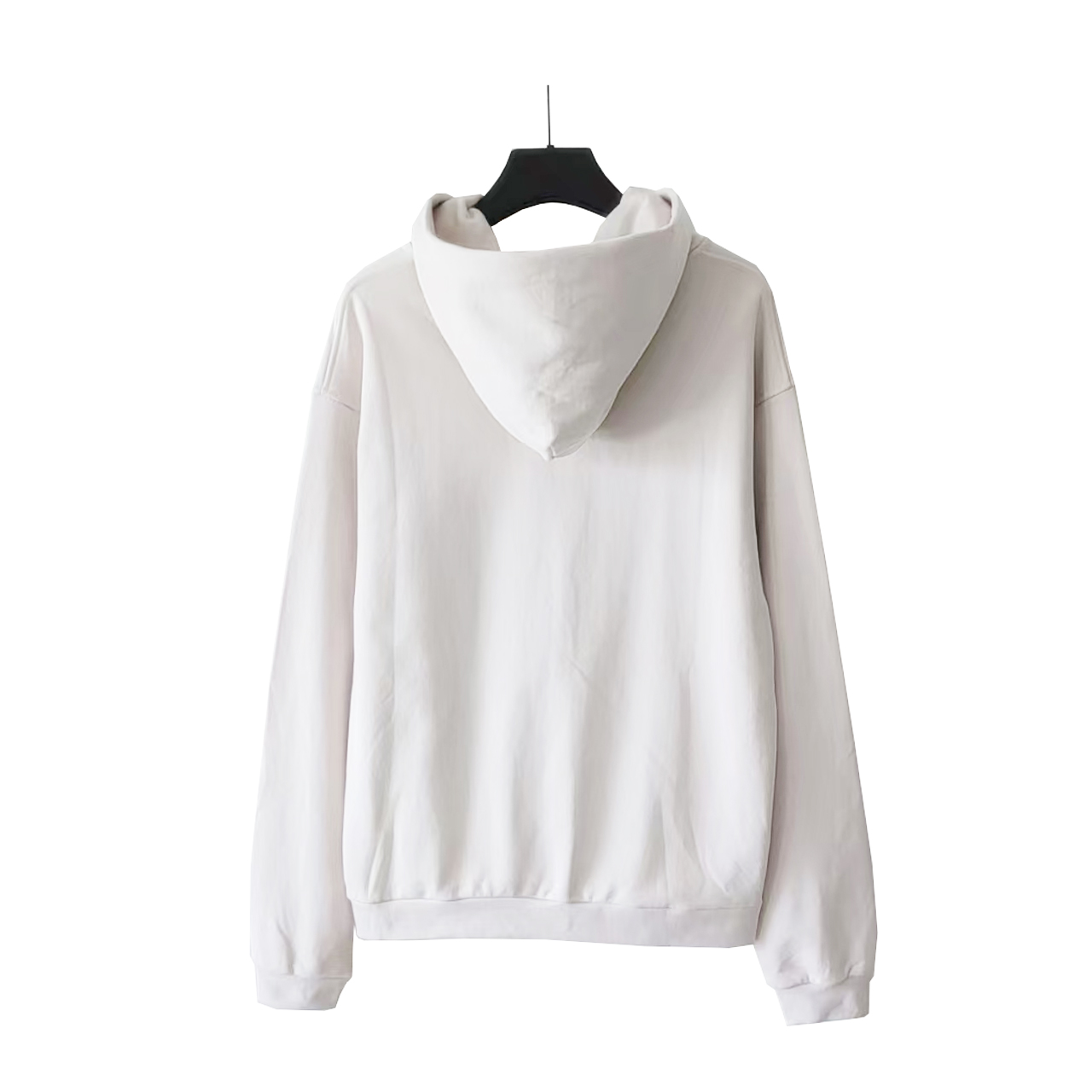 巴黎世家 Balenciaga wifi520限定连帽卫衣黑色 杏色