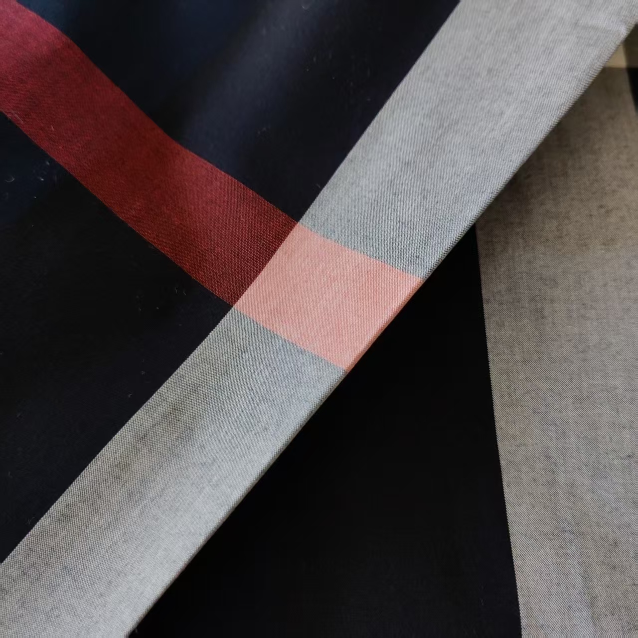 Burberry/巴宝莉 藏青色格子经典衬衫