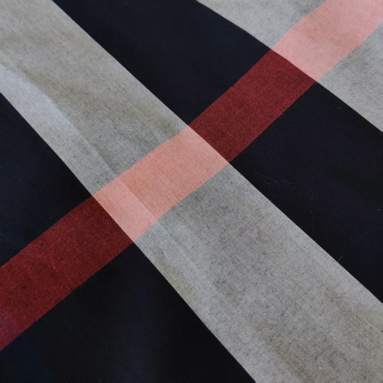 Burberry/巴宝莉 藏青色格子经典衬衫