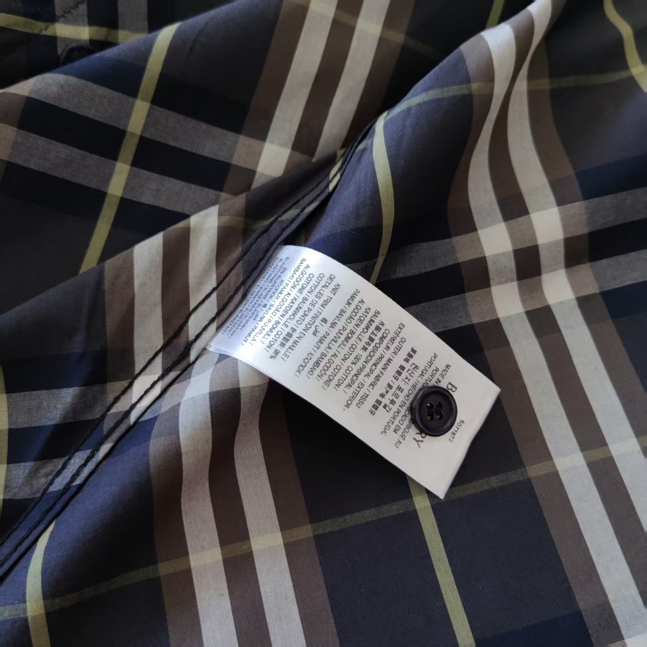 Burberry/巴宝莉 斜格经典元素新款衬衫