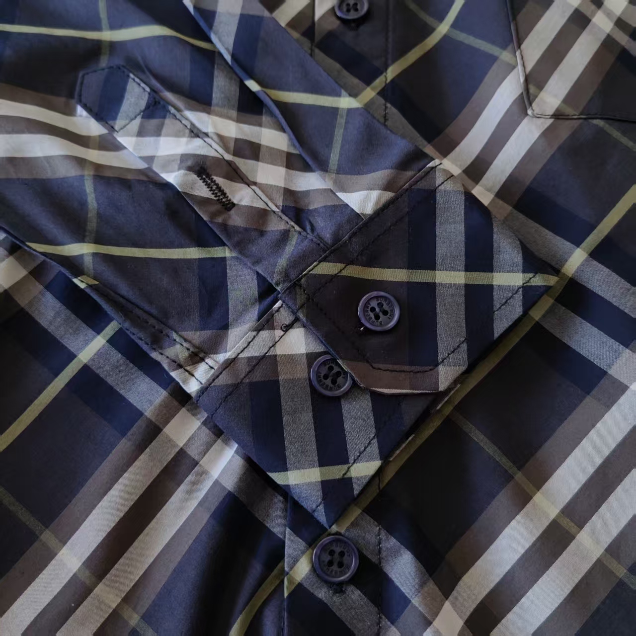 Burberry/巴宝莉 斜格经典元素新款衬衫