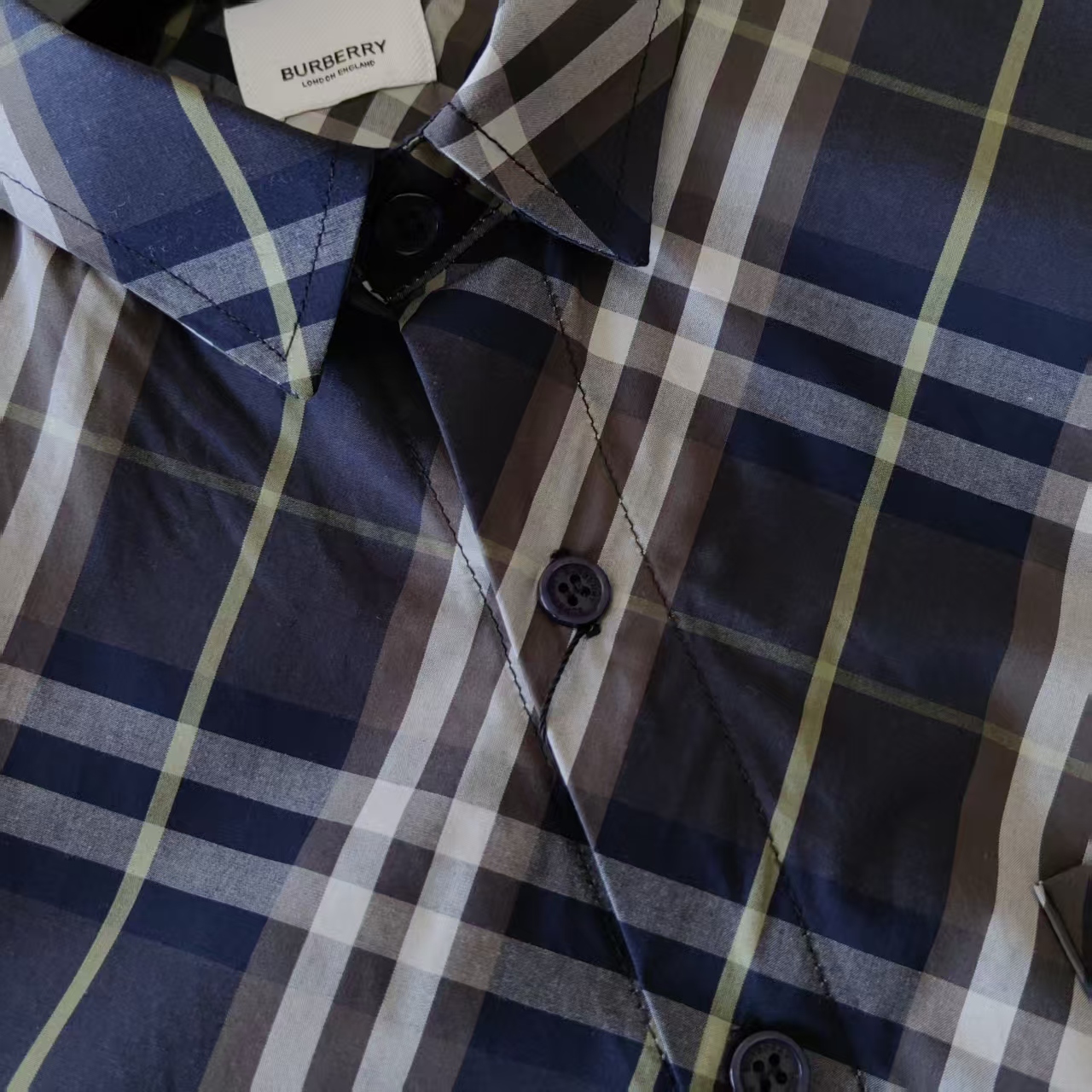 Burberry/巴宝莉 斜格经典元素新款衬衫