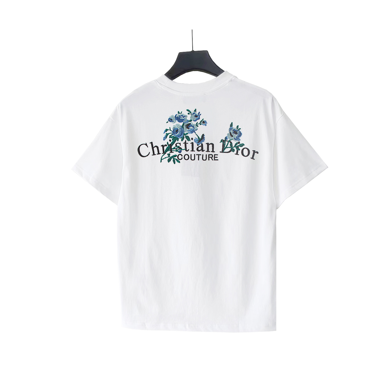 Dior*迪奥蓝色玫瑰刺绣短袖 Dior这款签名短袖 黑白配色 白色 黑色-Top High Quatity Cheap Sneakers Fashion Clothing Clothes Bags handbags Shoes of all Brand wholesale With The best Quality And Beautiful Price from China Factory Chinese suppliers wholesaler seller Dior*迪奥蓝色玫瑰刺绣短袖 Dior这款签名短袖 黑白配色 白色 黑色