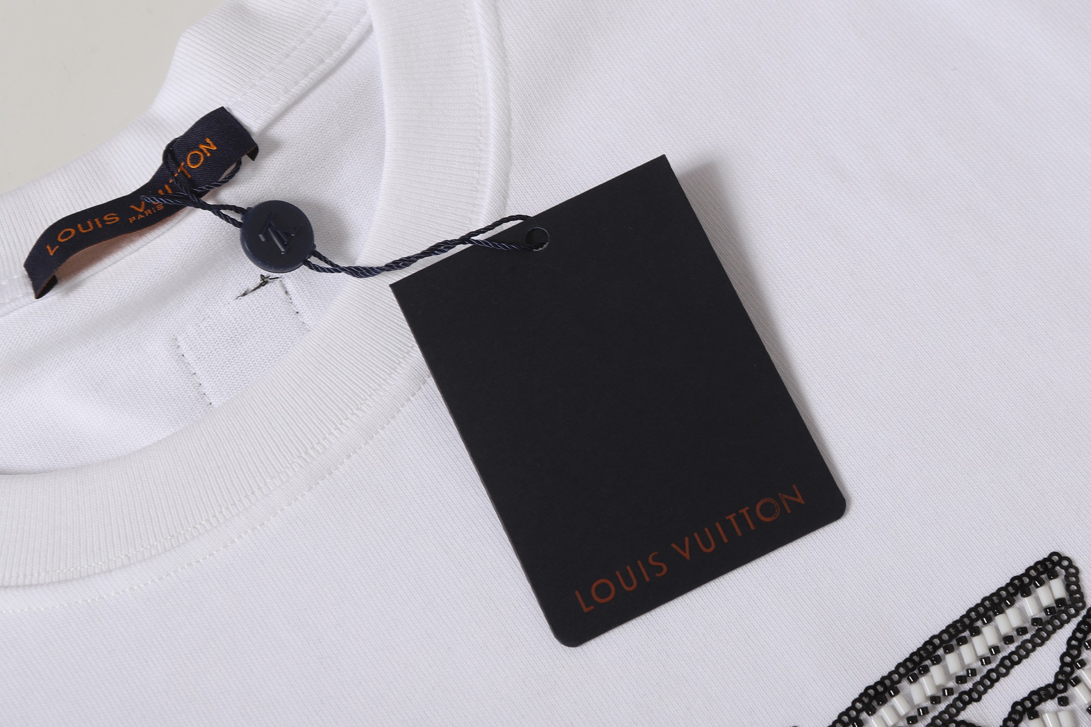 LOUIS VUITTON 路易威登 珠饰刺绣短袖