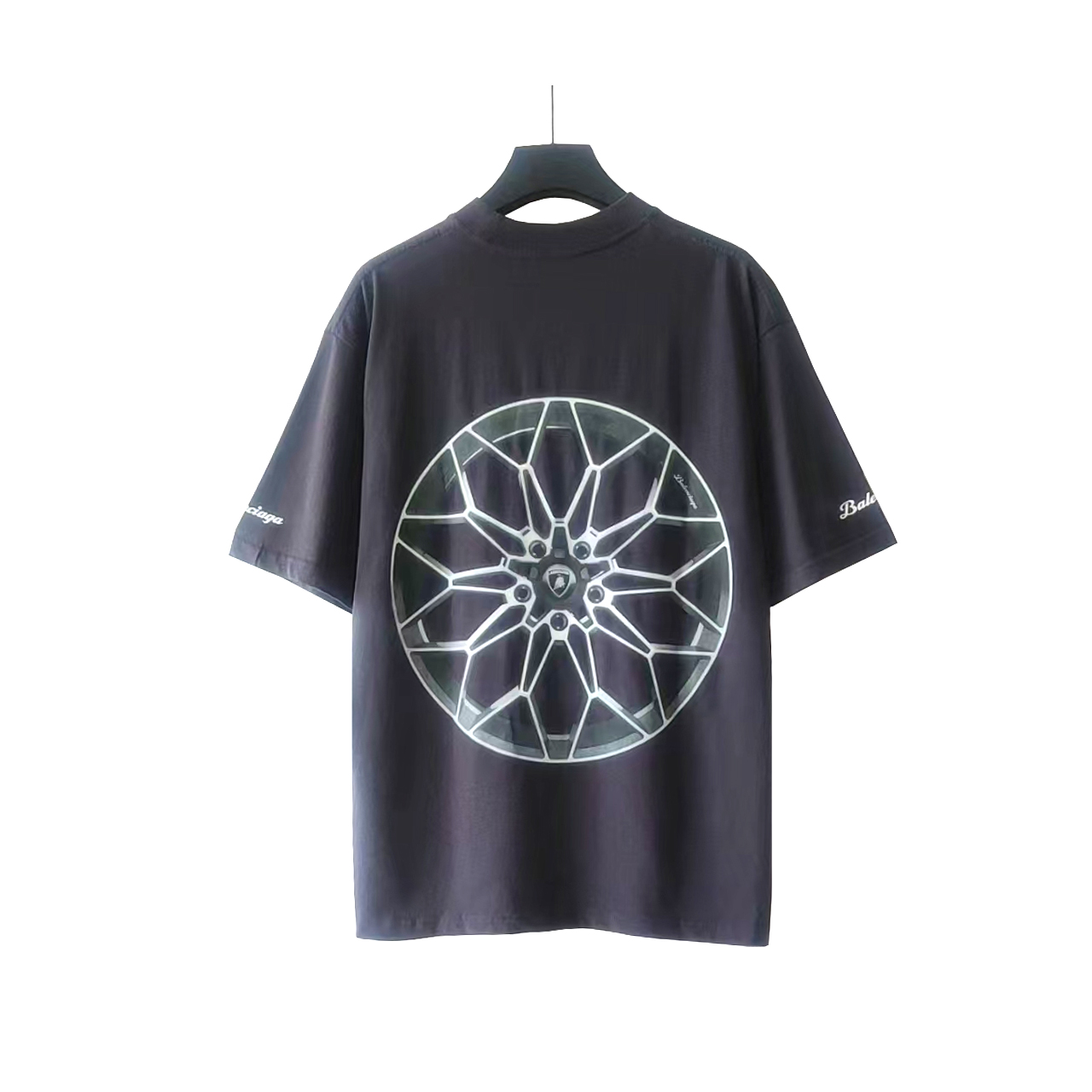 巴黎世家/Balenciaga x 兰博基尼短袖 黑色