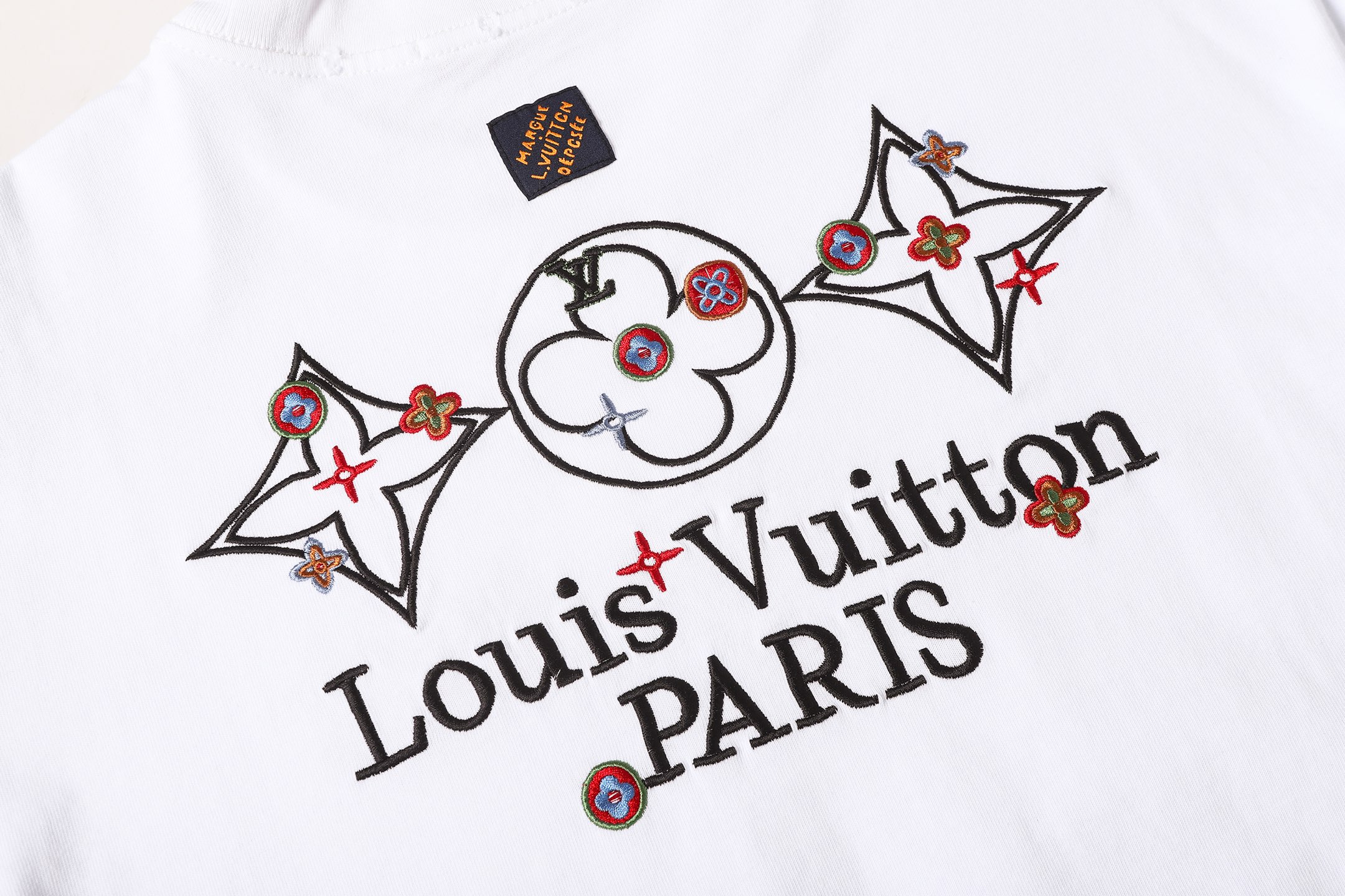 LOUIS VUITTON/路易威登 早春新款 刺绣LV字母短袖 黑色/白色-Top High Quatity Cheap Sneakers Fashion Clothing Clothes Bags handbags Shoes of all Brand wholesale With The best Quality And Beautiful Price from China Factory Chinese suppliers wholesaler seller LOUIS VUITTON/路易威登 早春新款 刺绣LV字母短袖 黑色/白色