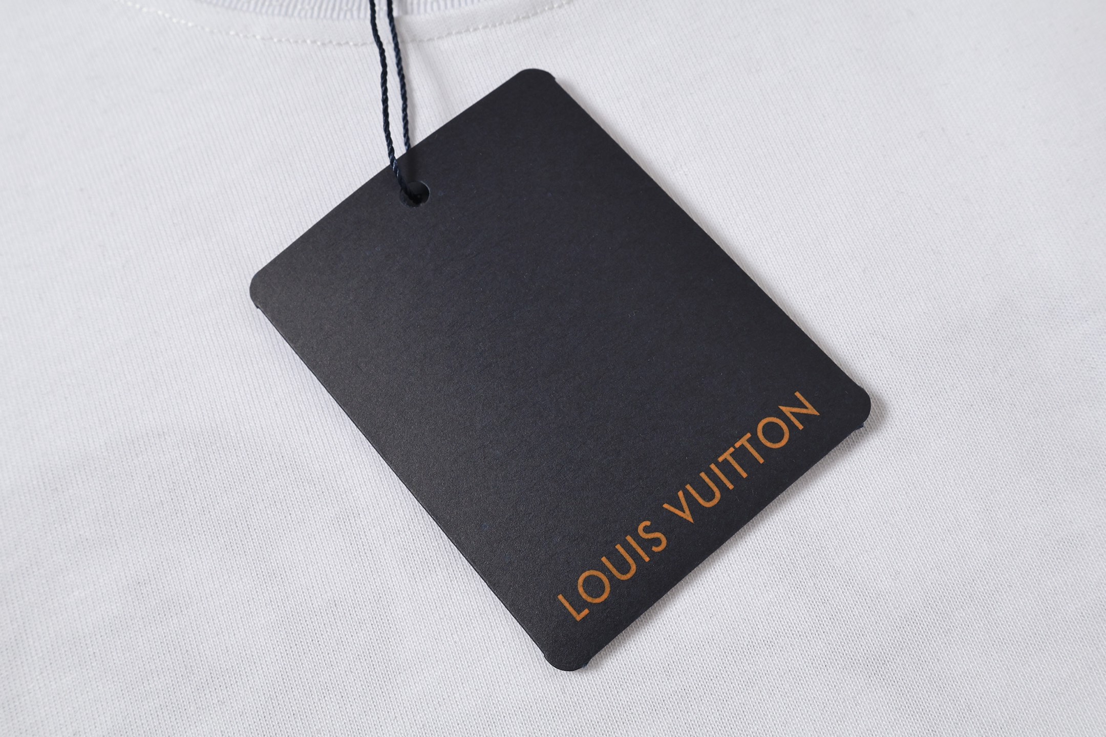 LOUISVUITTON/路易威登 水泥灰炭画刺绣短袖 260克圆领短袖T恤