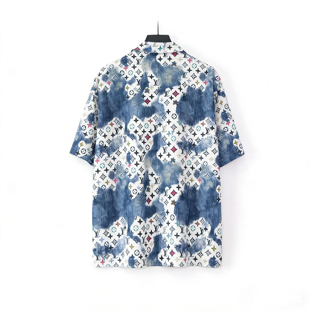 LOUIS VUITTON 路易威登 水墨渐变彩印衬衫-Top High Quatity Cheap Sneakers Fashion Clothing Clothes Bags handbags Shoes of all Brand wholesale With The best Quality And Beautiful Price from China Factory Chinese suppliers wholesaler seller LOUIS VUITTON 路易威登 水墨渐变彩印衬衫