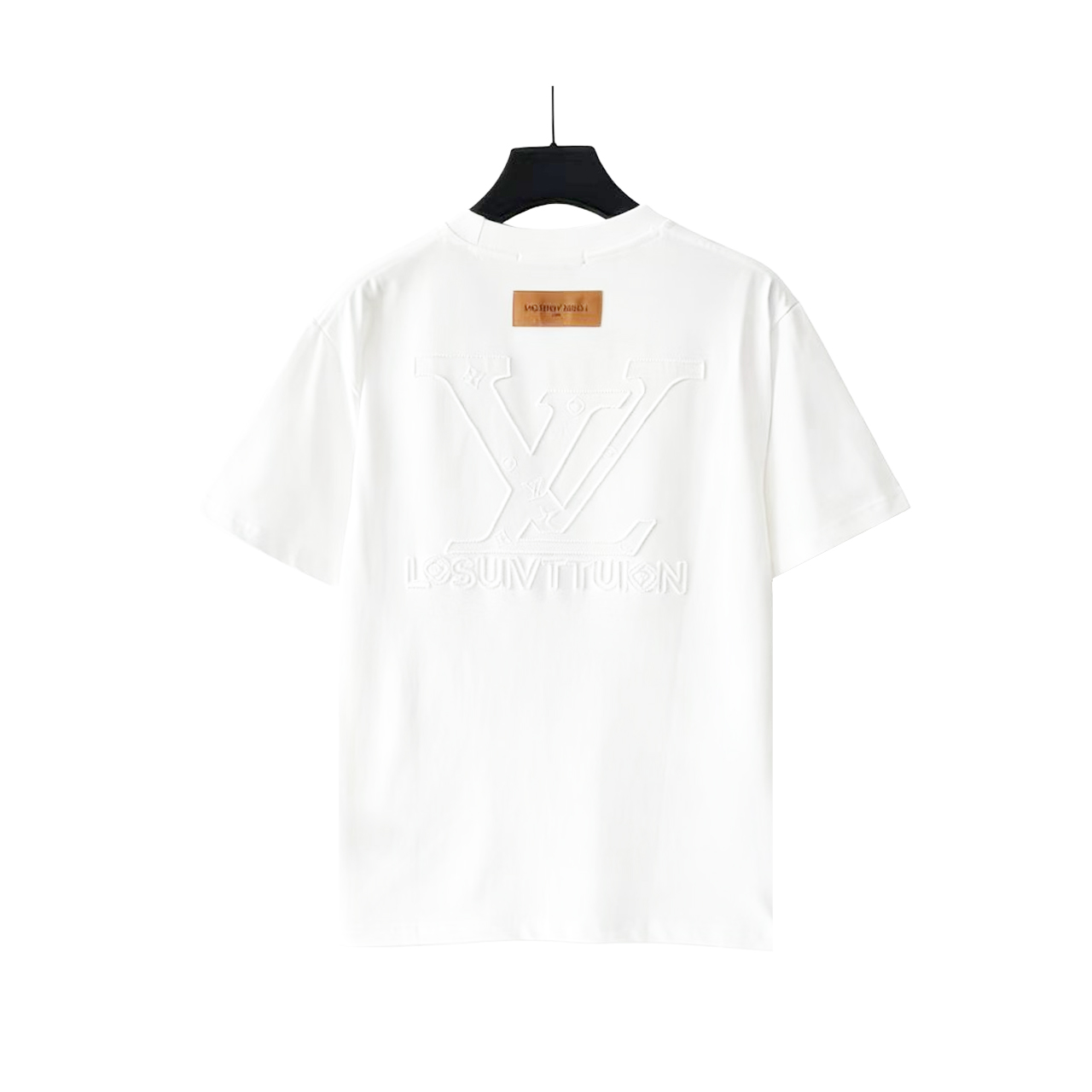 实拍细节图 Louis Vuitton/路易威登 重工logo刺绣高克重短袖 黑色 白色-Top High Quatity Cheap Sneakers Fashion Clothing Clothes Bags handbags Shoes of all Brand wholesale With The best Quality And Beautiful Price from China Factory Chinese suppliers wholesaler seller 实拍细节图 Louis Vuitton/路易威登 重工logo刺绣高克重短袖 黑色 白色
