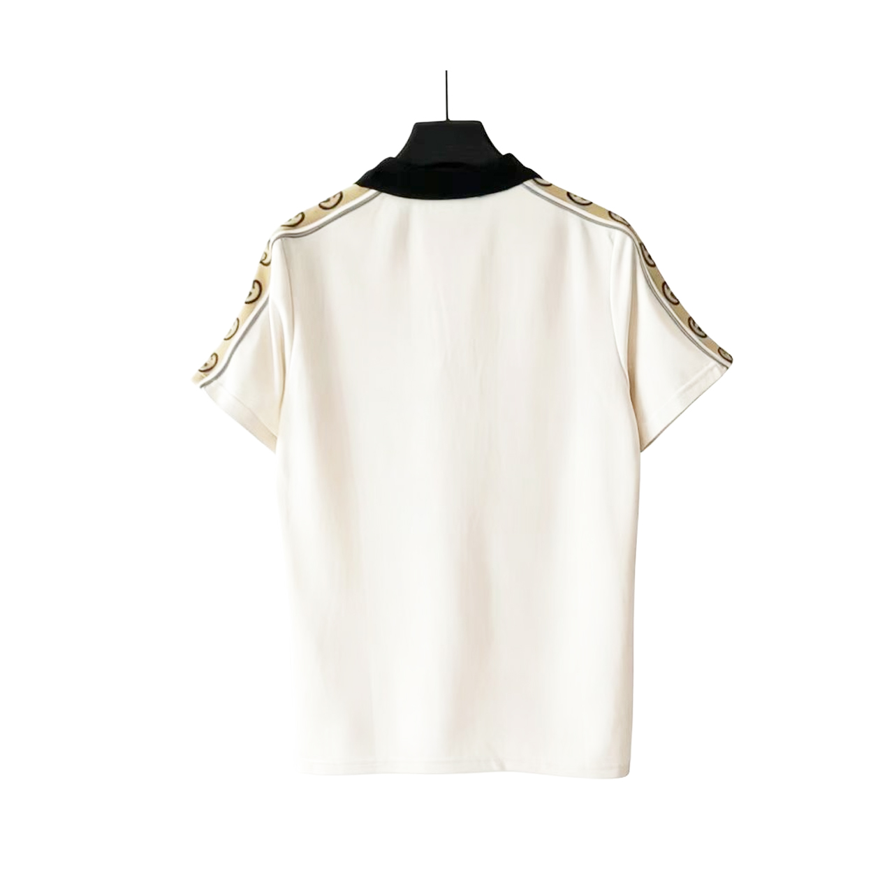 GUCC/古驰 双G反光织带polo衫-Top High Quatity Cheap Sneakers Fashion Clothing Clothes Bags handbags Shoes of all Brand wholesale With The best Quality And Beautiful Price from China Factory Chinese suppliers wholesaler seller GUCC/古驰 双G反光织带polo衫