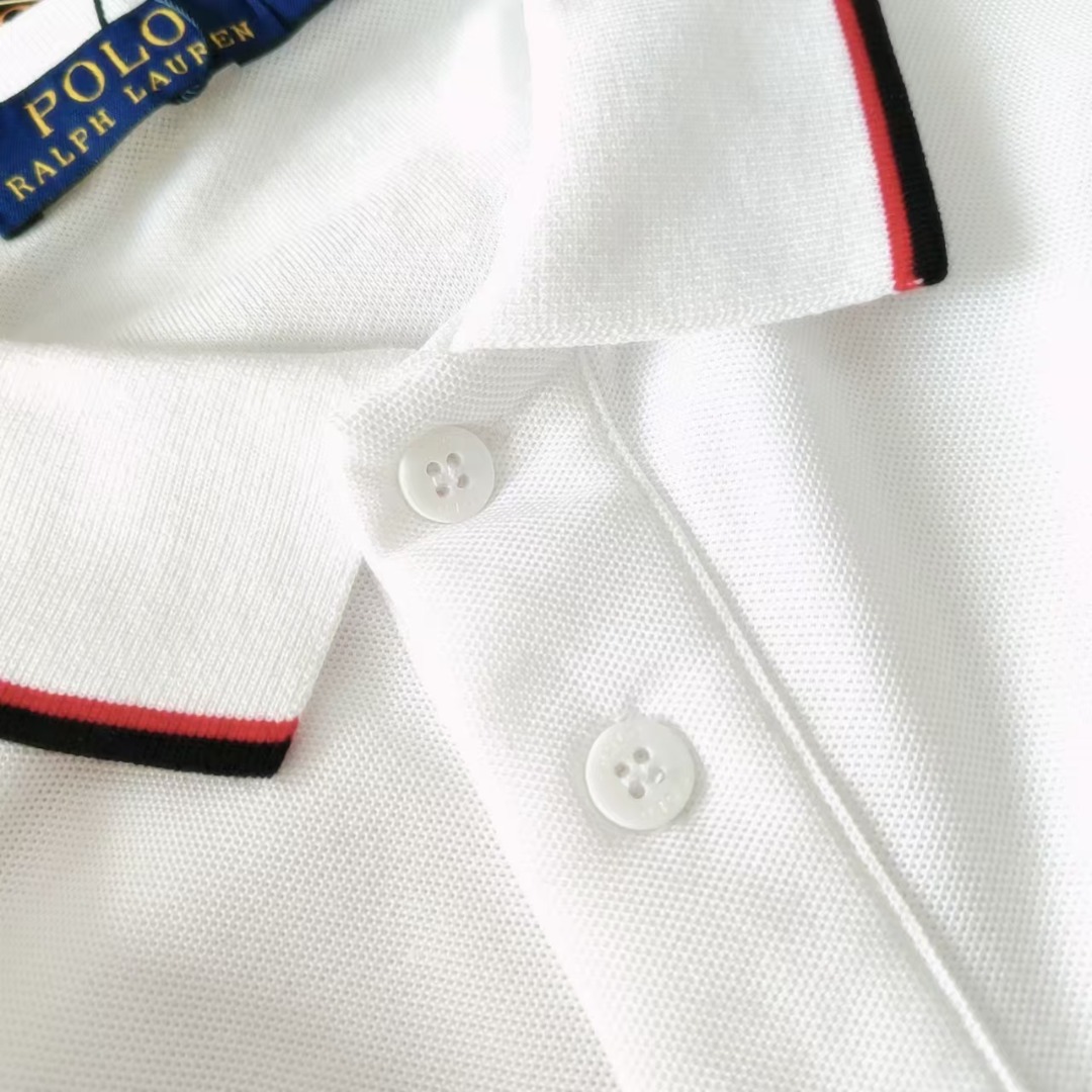Ralph Lauren/拉夫劳伦 定制小标logo短袖T桖 男女同款 休闲polo衫