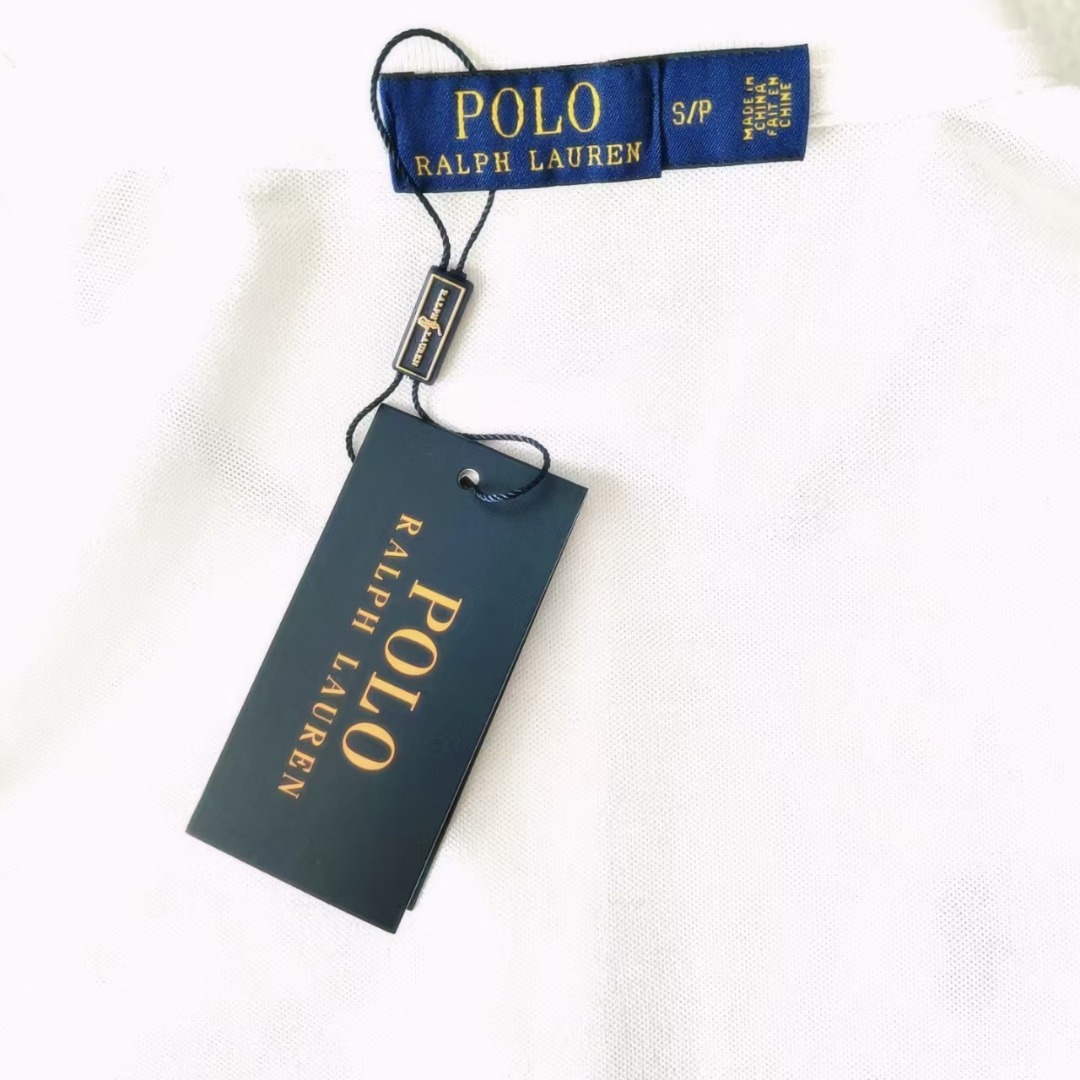 Ralph Lauren/拉夫劳伦 定制小标logo短袖T桖 男女同款 休闲polo衫